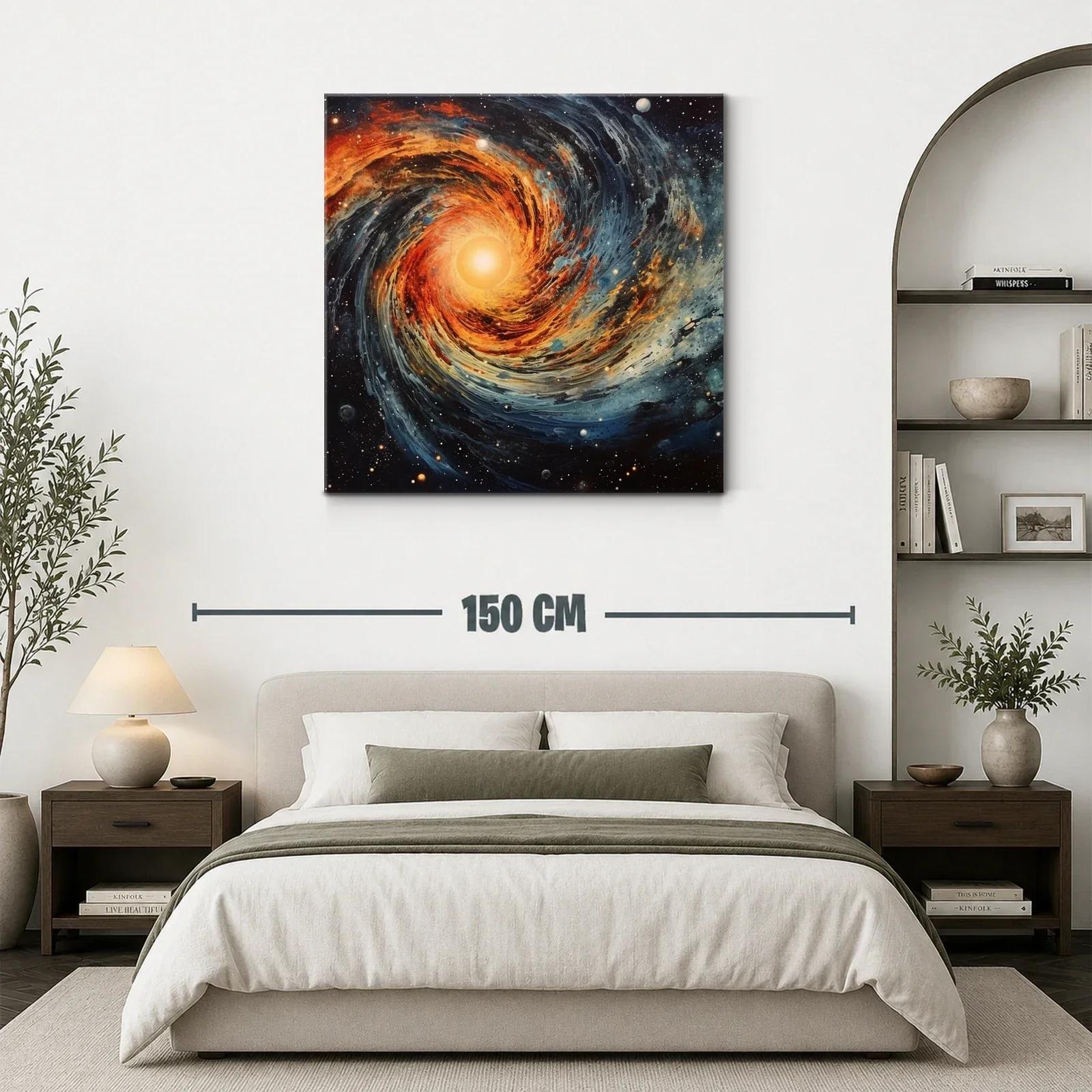 Espiral Cósmico con Luz Central y Estrellas — miniatura 3