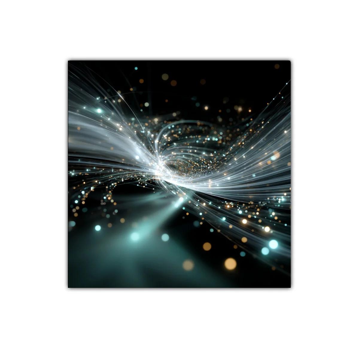 Explosión de Luz y Movimiento en Espacio Cósmico — imagen principal