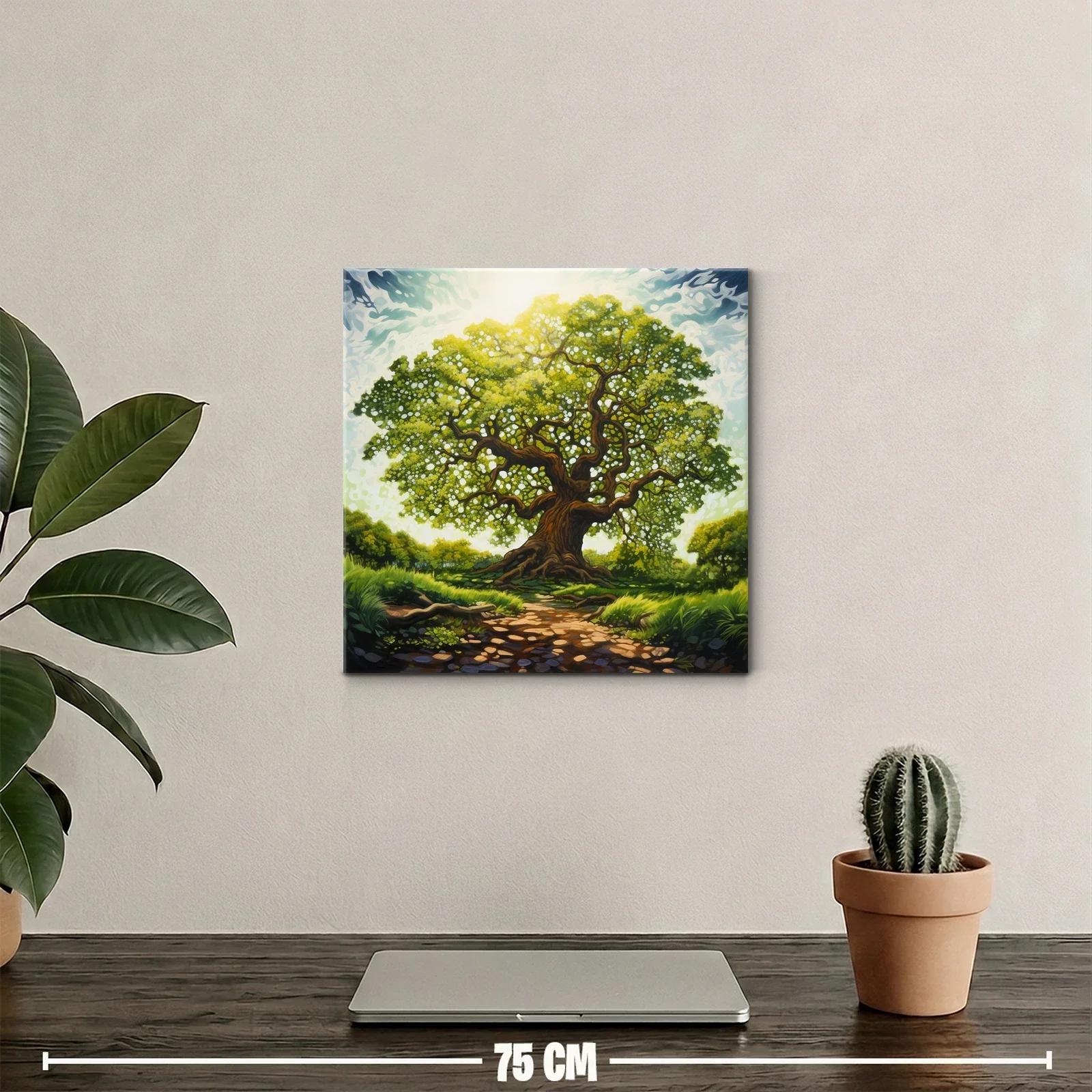 Árbol majestuoso iluminado por luz natural — miniatura 2