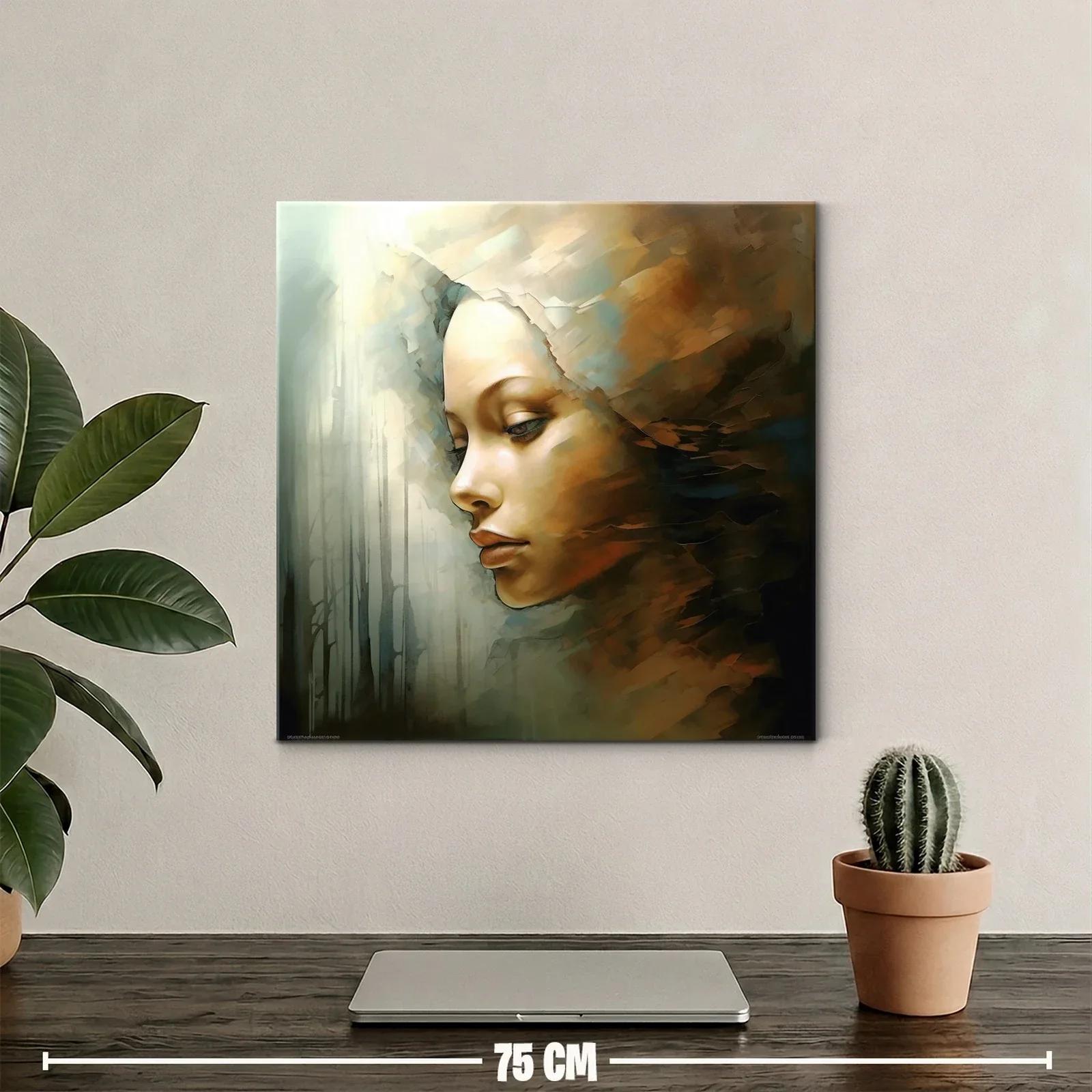 Retrato etéreo con tonos tierra y luz tenue — miniatura 2