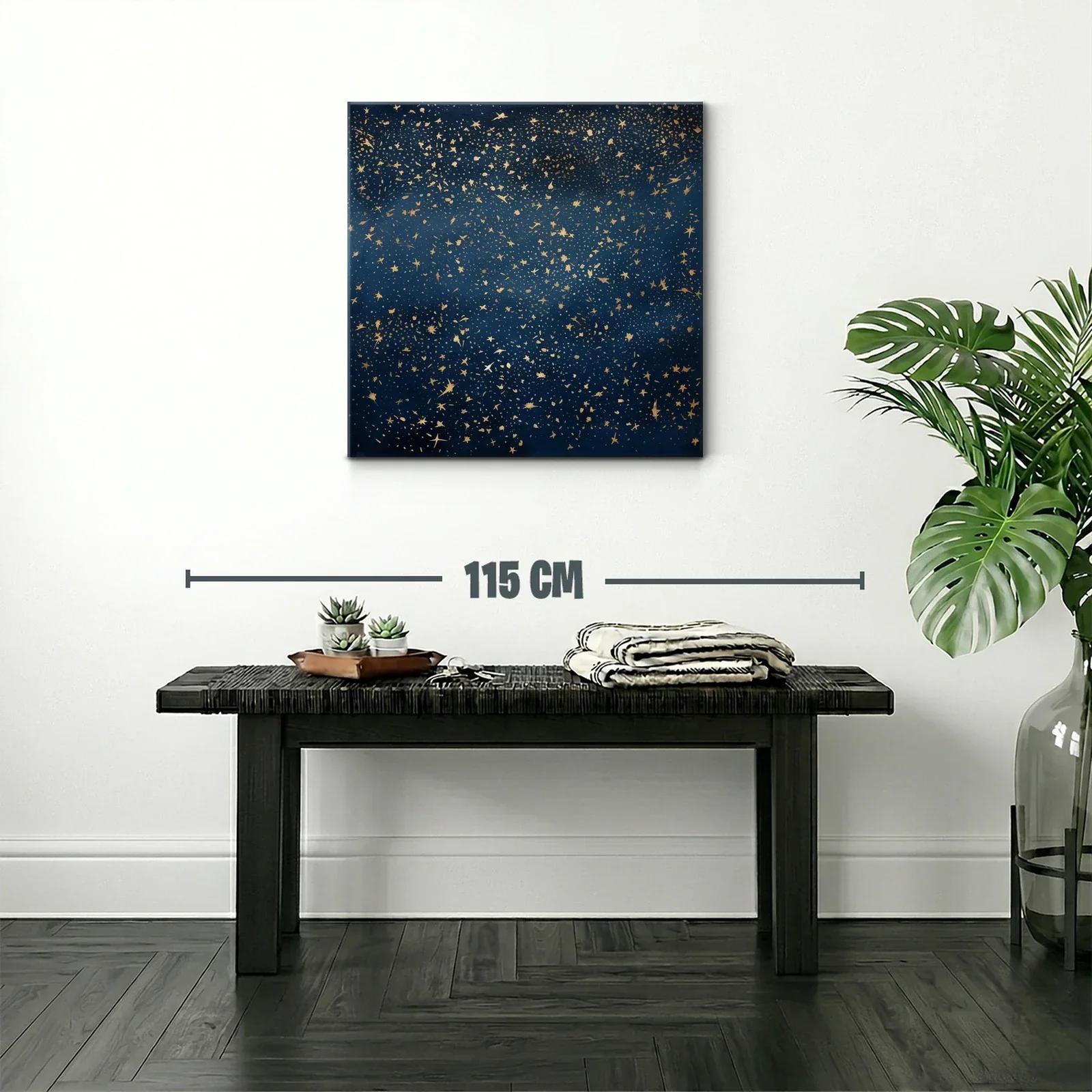 Estrellas doradas sobre fondo azul profundo — miniatura 2
