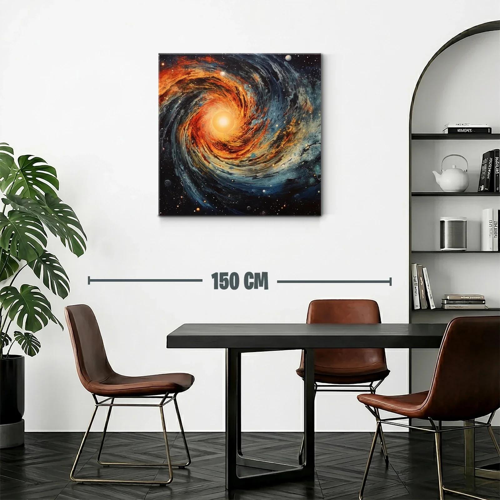 Espiral Cósmico con Luz Central y Estrellas — miniatura 2