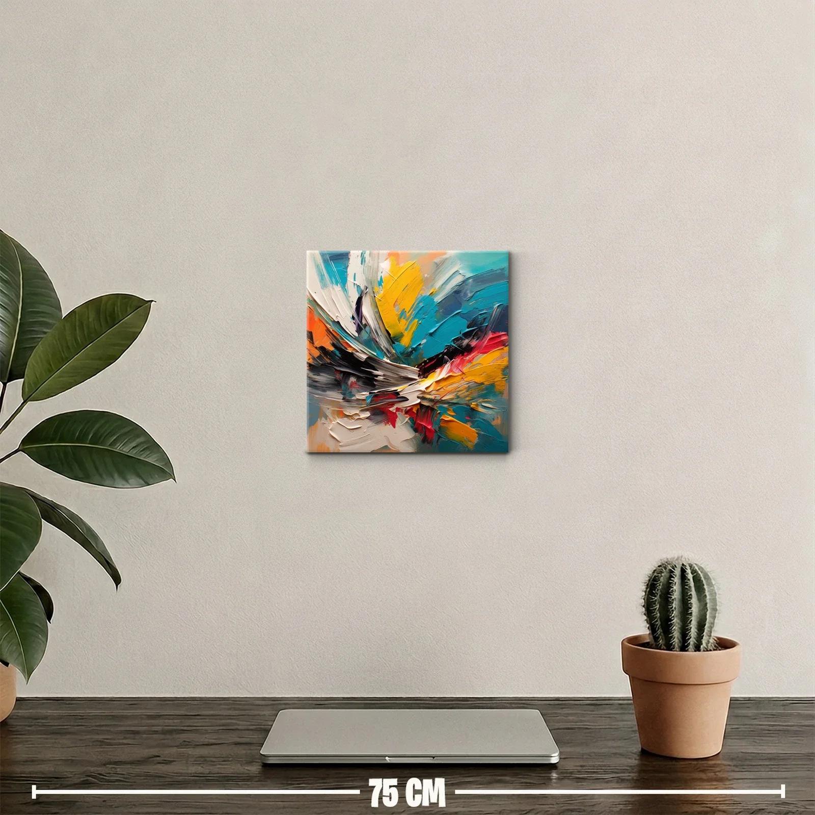 Explosión de color vibrante y formas dinámicas — miniatura 2