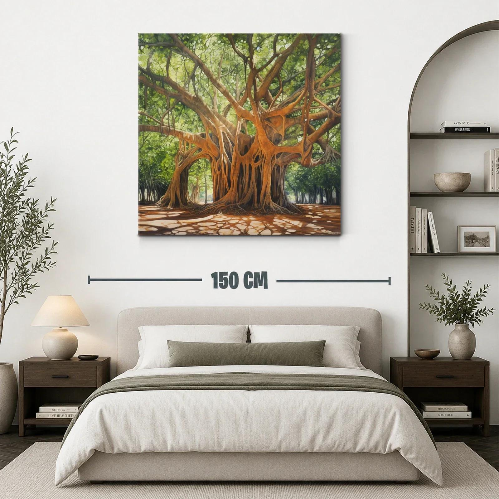 Majestuoso árbol con ramas entrelazadas y luz natural — miniatura 3