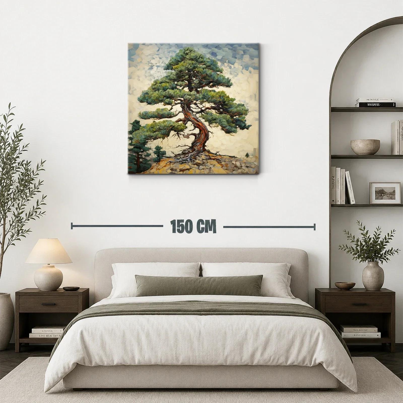 Árbol solitario con ramas extendidas en paisaje rocoso — miniatura 3
