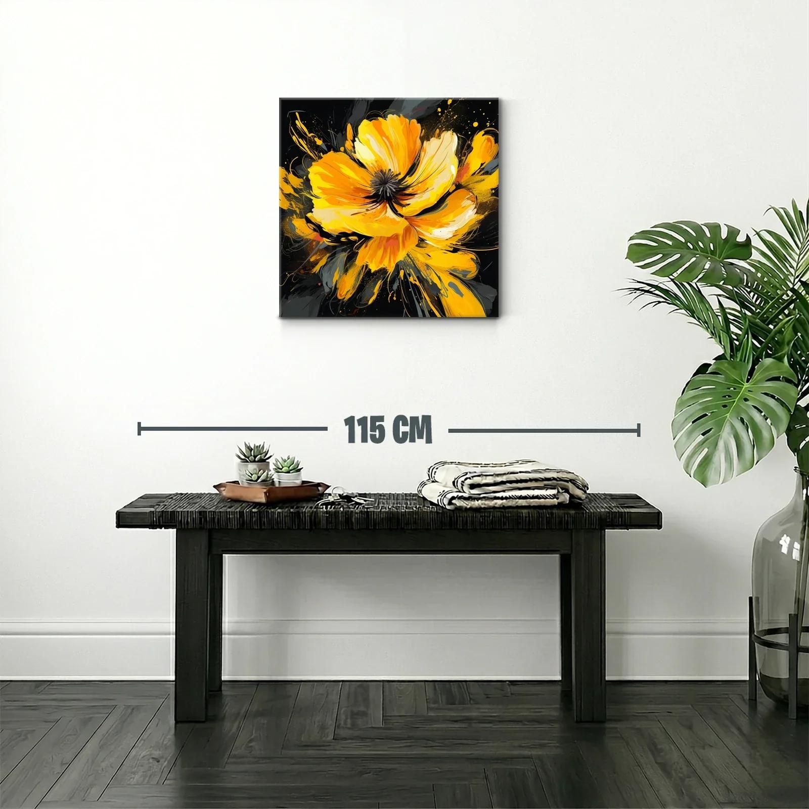 Impacto floral en tonos vibrantes naranja y amarillo — miniatura 2