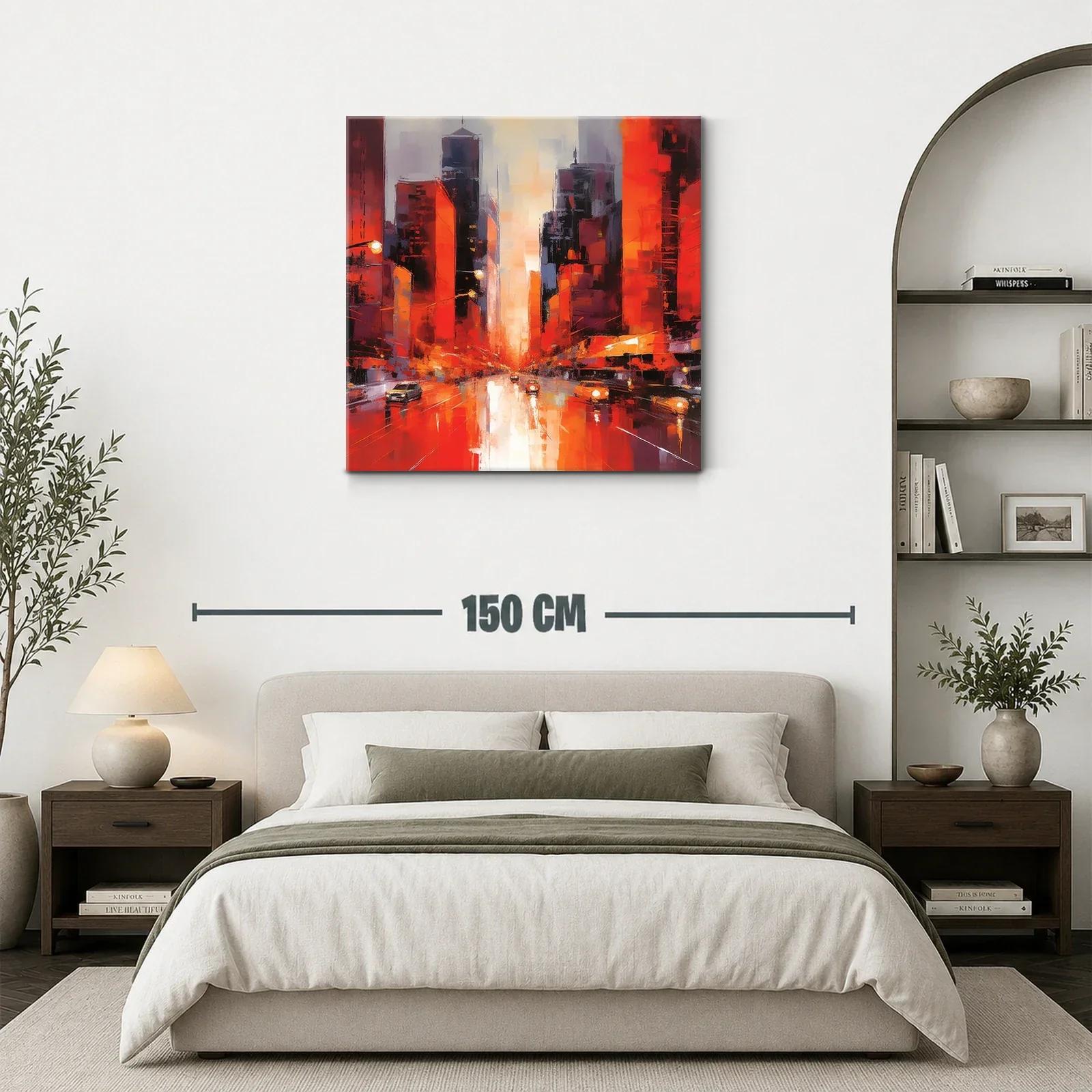 Atardecer vibrante en la ciudad moderna — miniatura 3