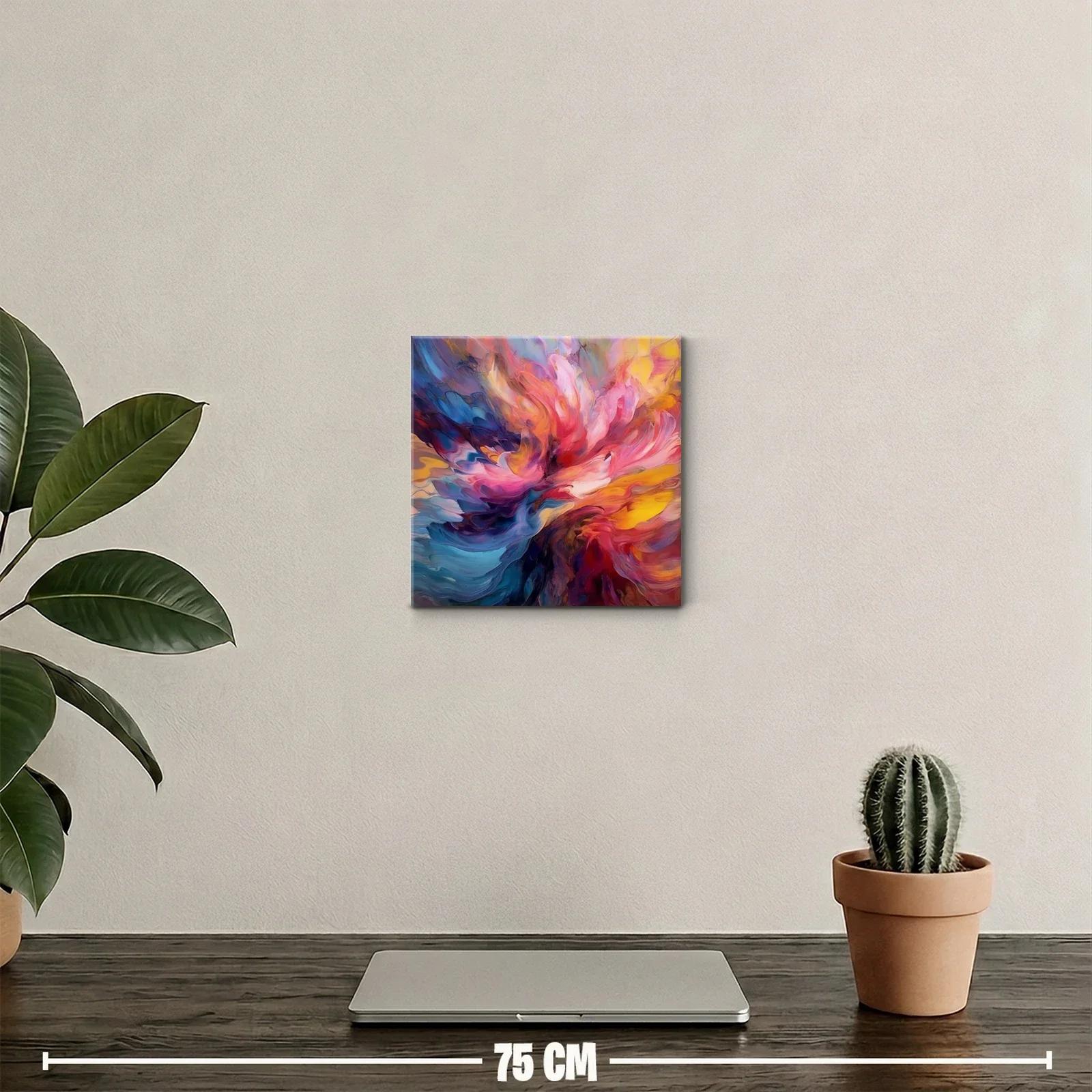 Explosión de colores vibrantes en movimiento dinámico — miniatura 2