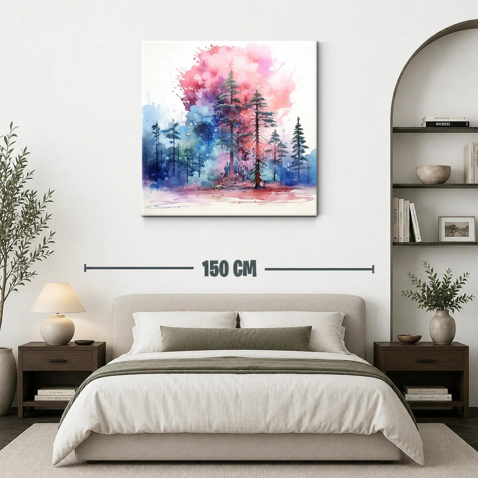 Bosque de ensueño con tonos vibrantes y mágicos — miniatura 3