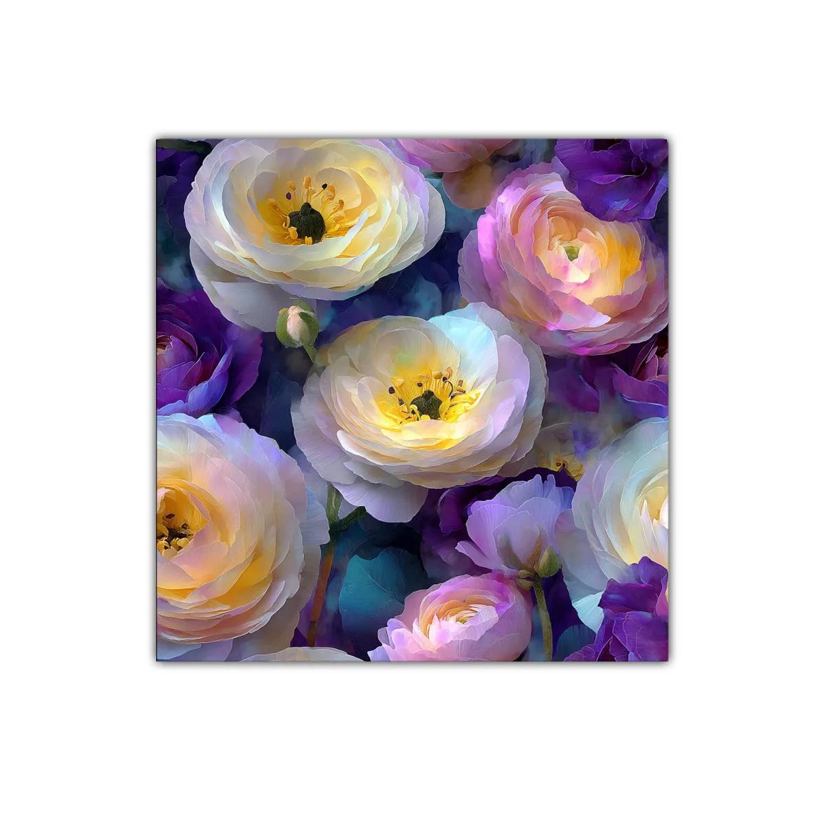 Cuadro floral en tonos suaves y vibrantes para decoración — imagen principal