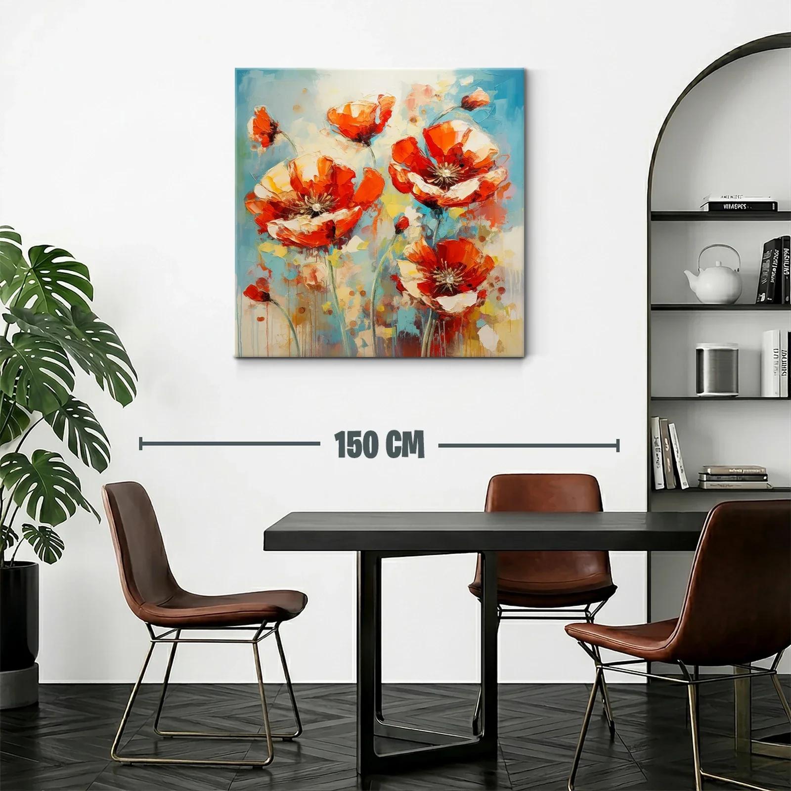 Flores vibrantes en tonos cálidos y frescos contrastantes — miniatura 2