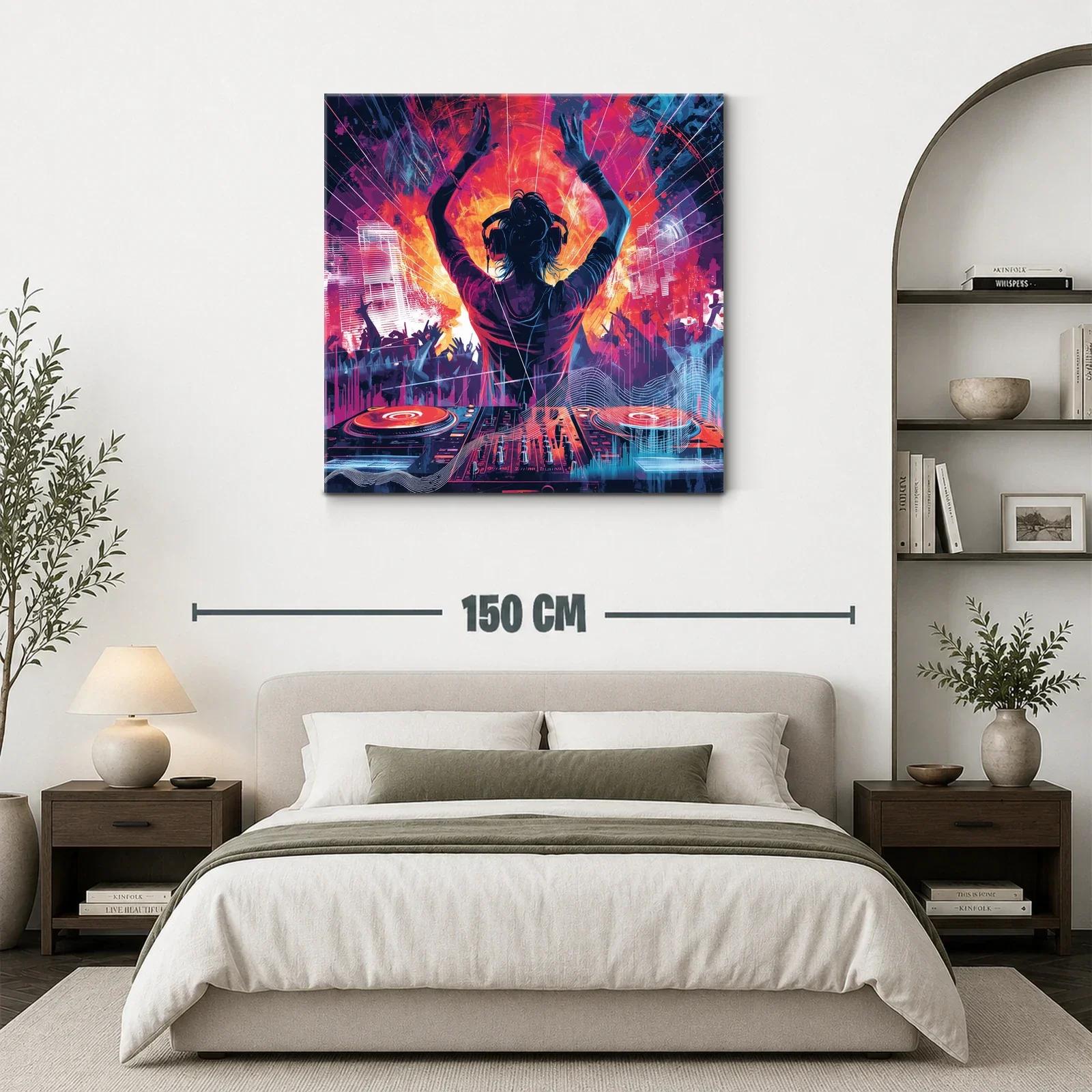 Energía Vibrante de DJ en Concierto Nocturno — miniatura 3