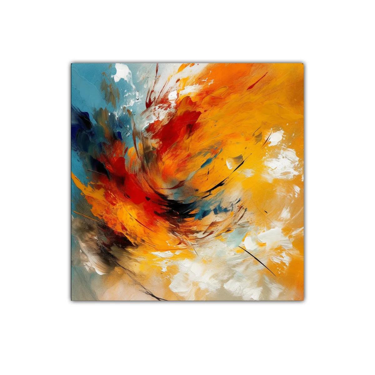 Explosión de color vibrante en diseño abstracto dinámico