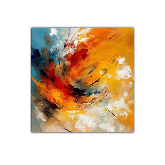 Explosión de color vibrante en diseño abstracto dinámico