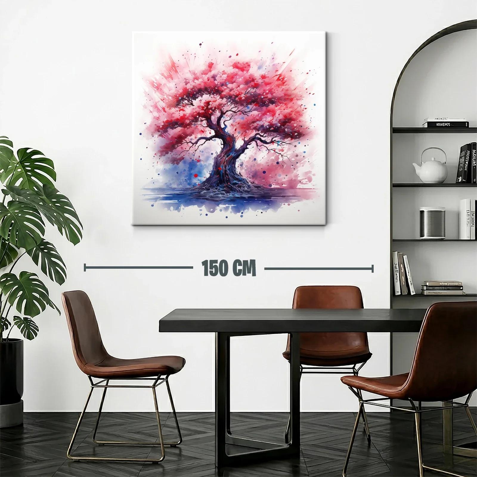 Árbol vibrante con tonos rosados y lilas llenos de vida — miniatura 2