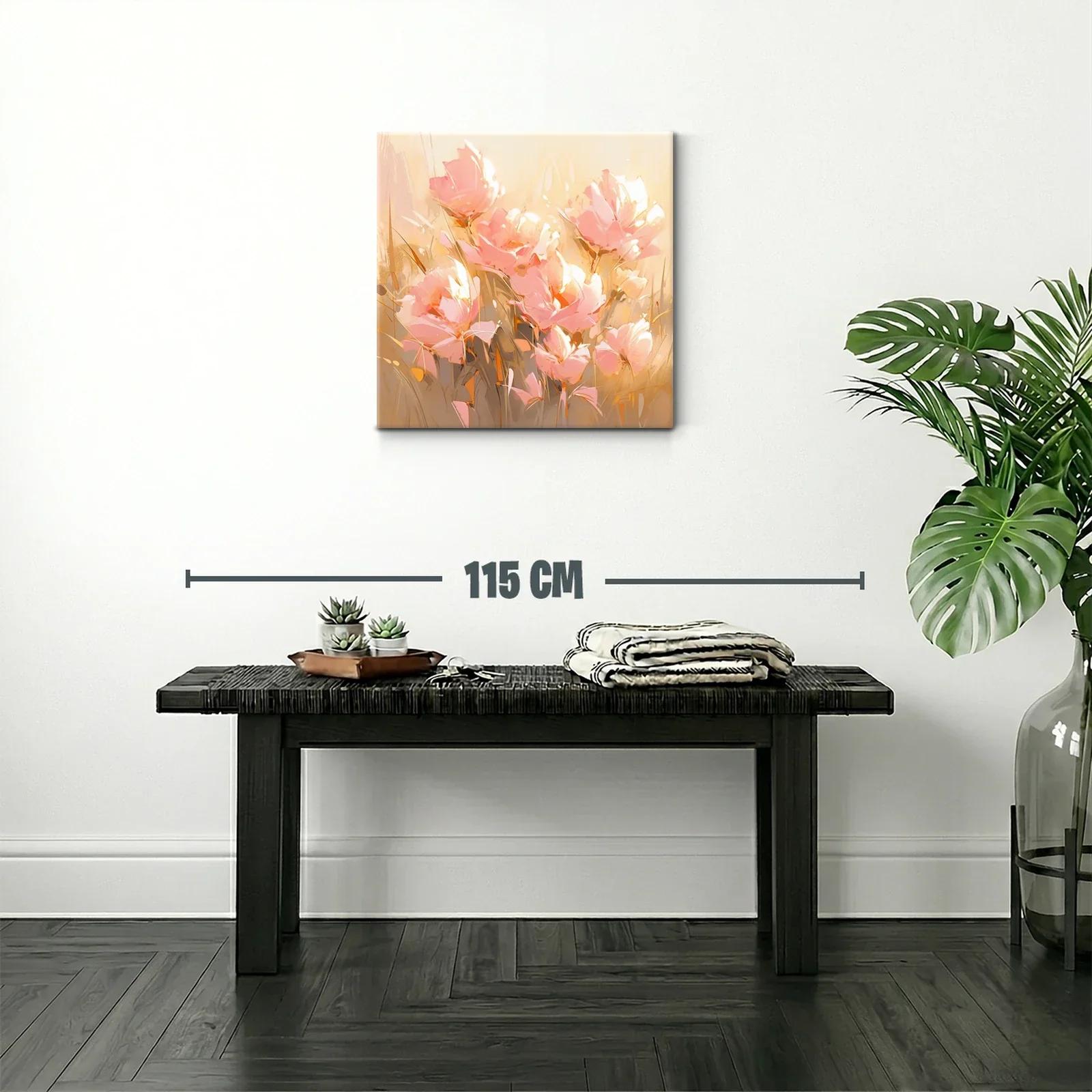 Flores delicadas en tonos pastel para ambiente sereno — miniatura 2