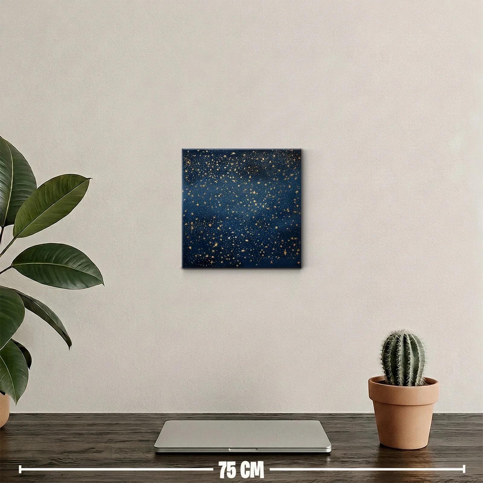 Estrellas doradas sobre fondo azul profundo — miniatura 2