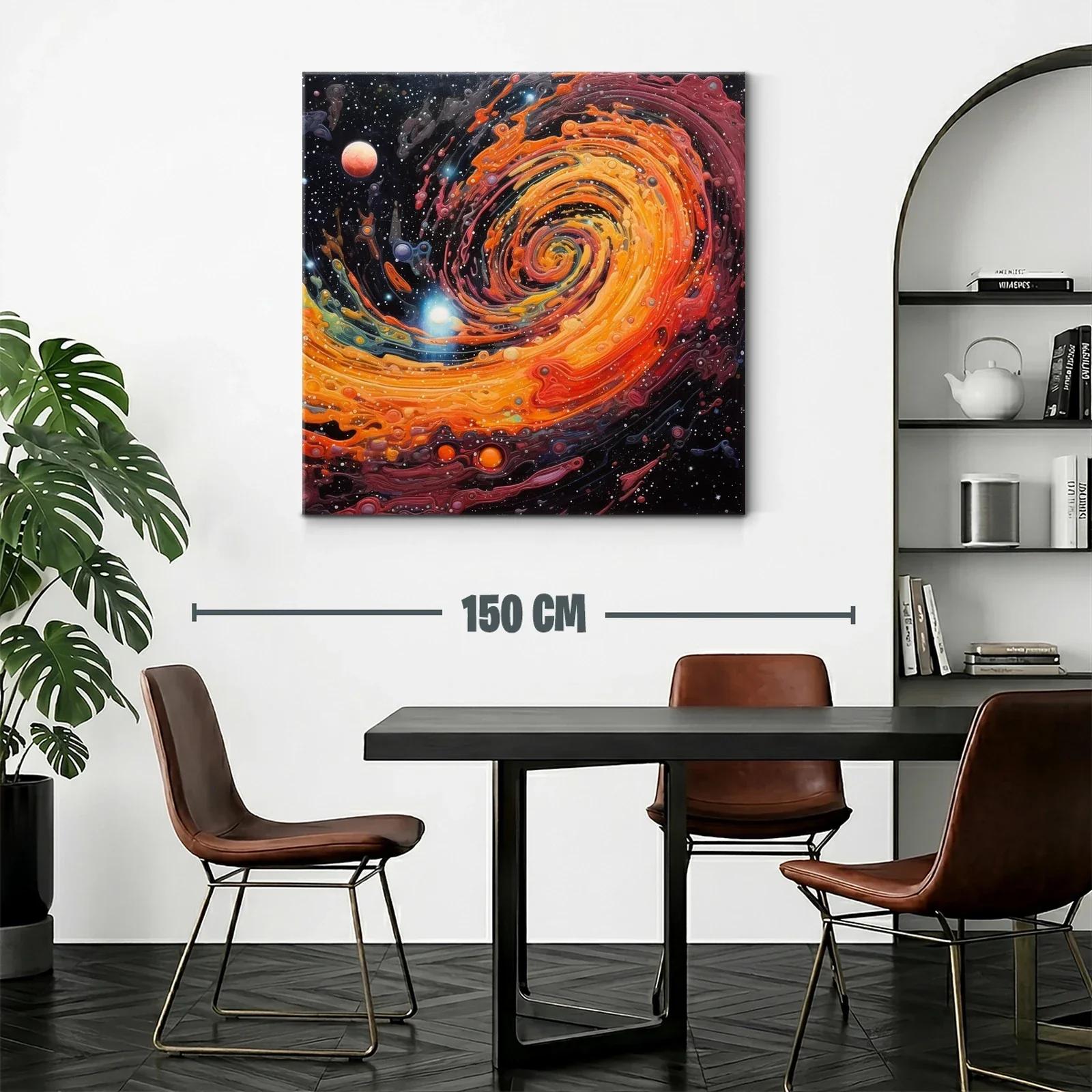 Espiral Galáctico en Tonos Cálidos y Vibrantes — miniatura 2