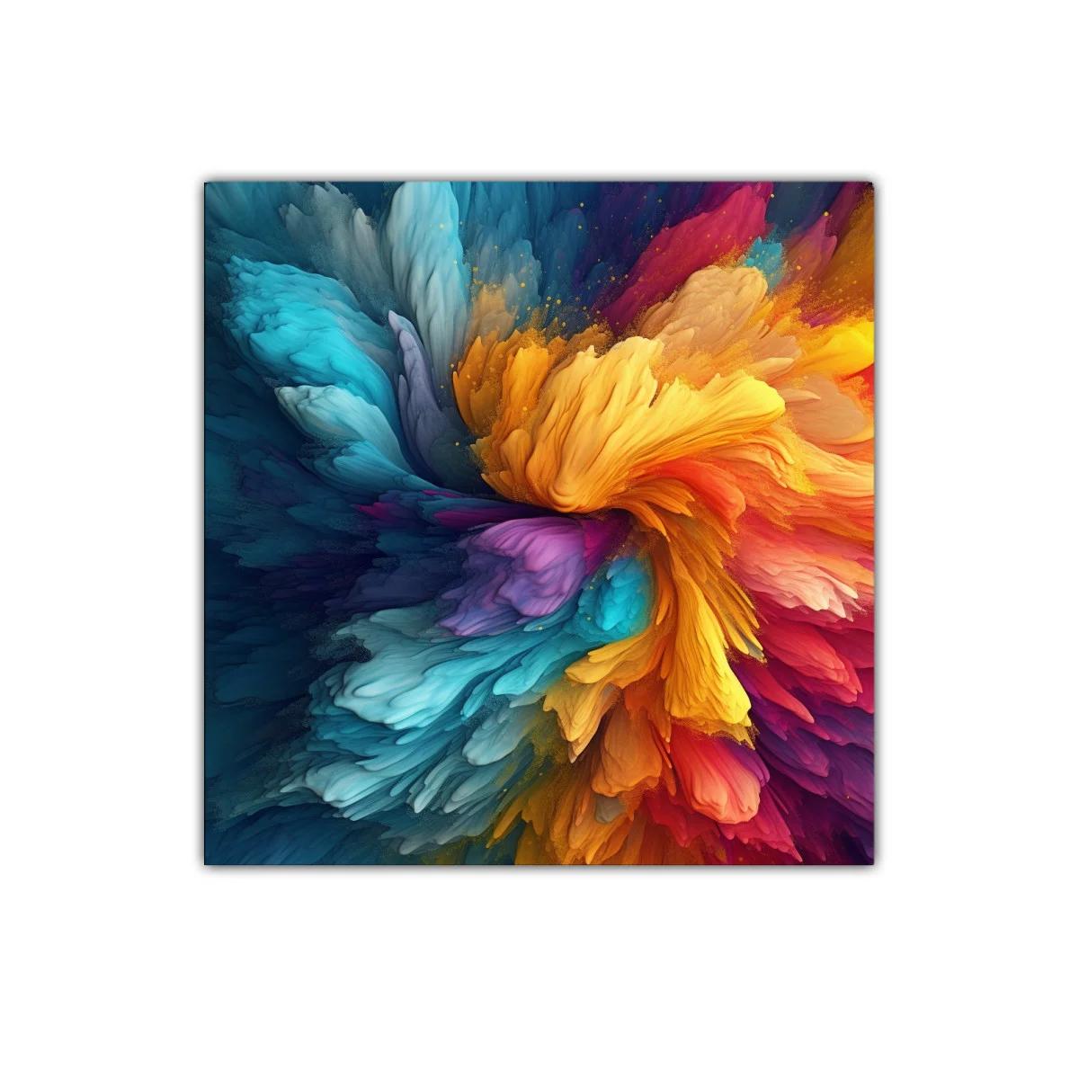 Estallido colorido con formas orgánicas en vibrantes tonos — imagen principal