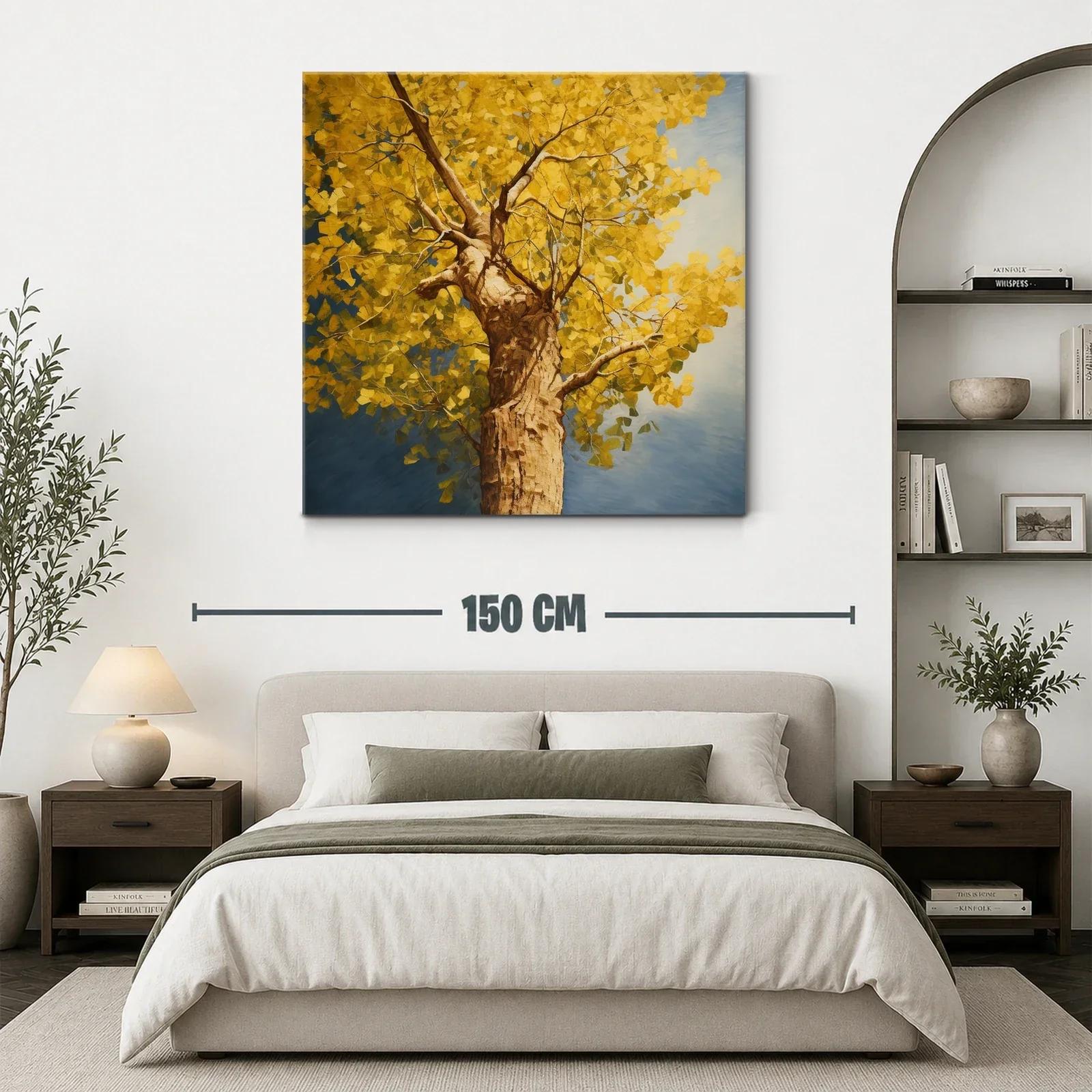 Árbol dorado bajo un cielo sereno — miniatura 3