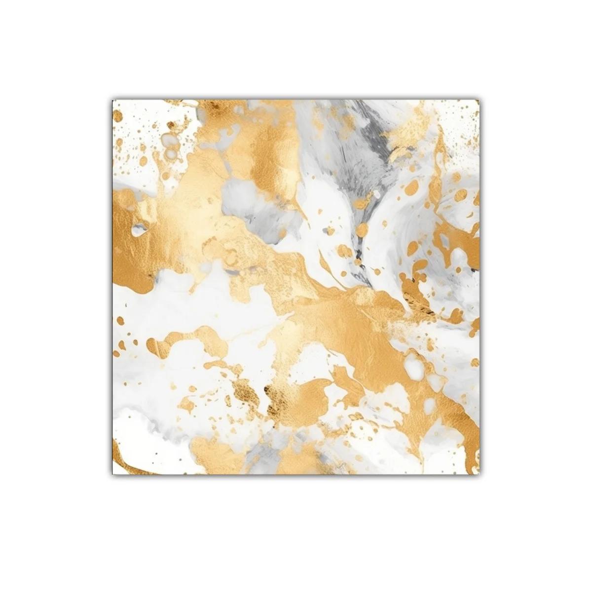 Decoración abstracta con tonos dorados y grises delicados — imagen principal