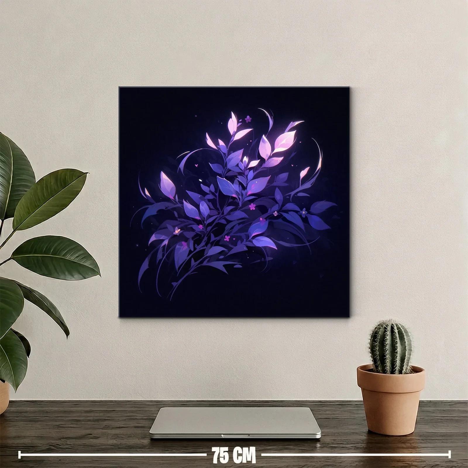 Composición floral en tonos violeta y púrpura luminosos — miniatura 2