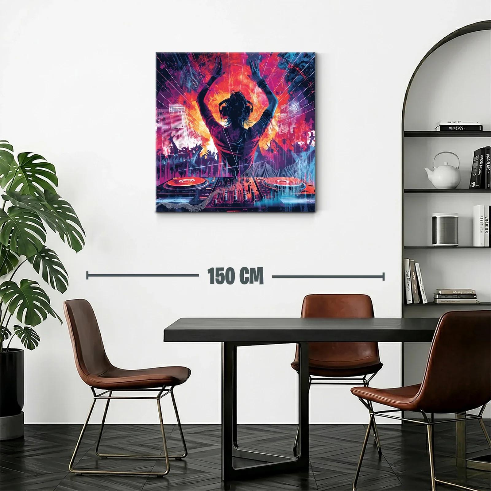 Energía Vibrante de DJ en Concierto Nocturno — miniatura 2