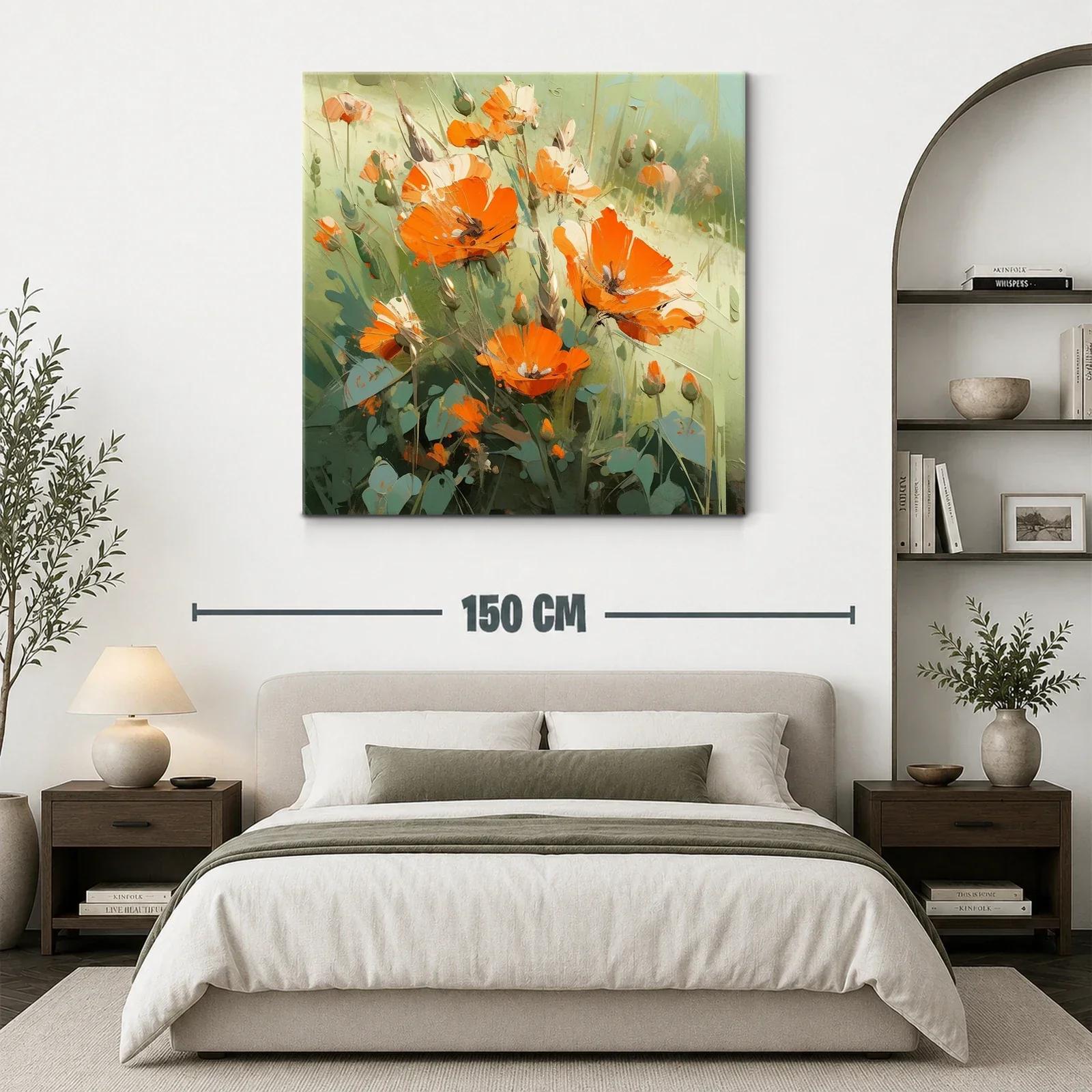 Flores de amapola en vibrante composición natural — miniatura 3