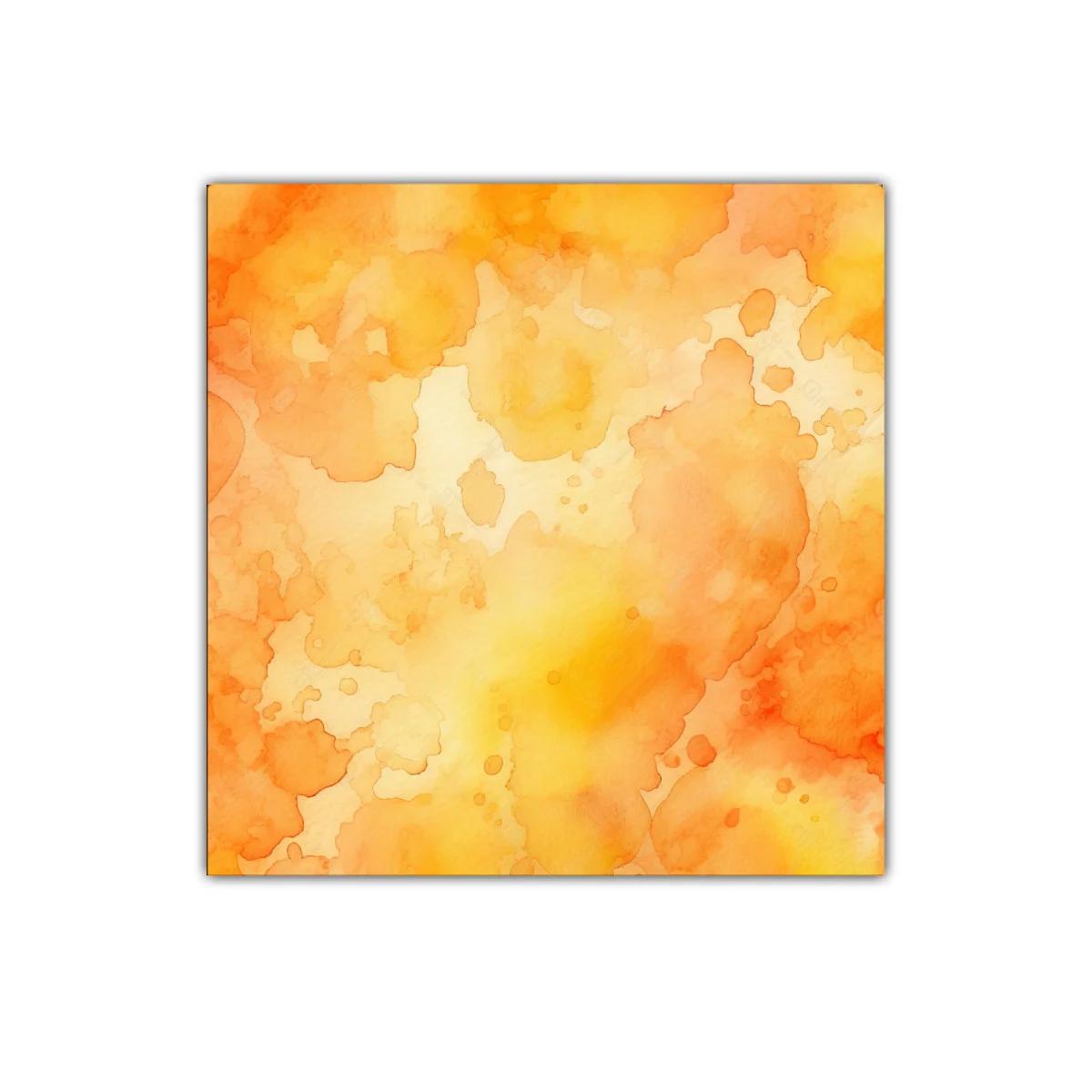 Cuadro decorativo abstracto en tonos cálidos y naranjas — imagen principal