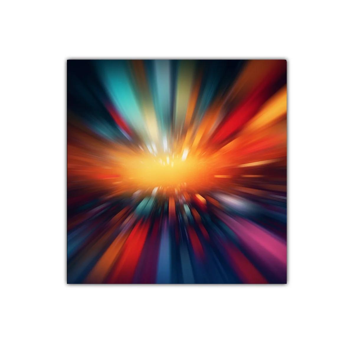 Explosión vibrante de luz y color dinámico — miniatura 1