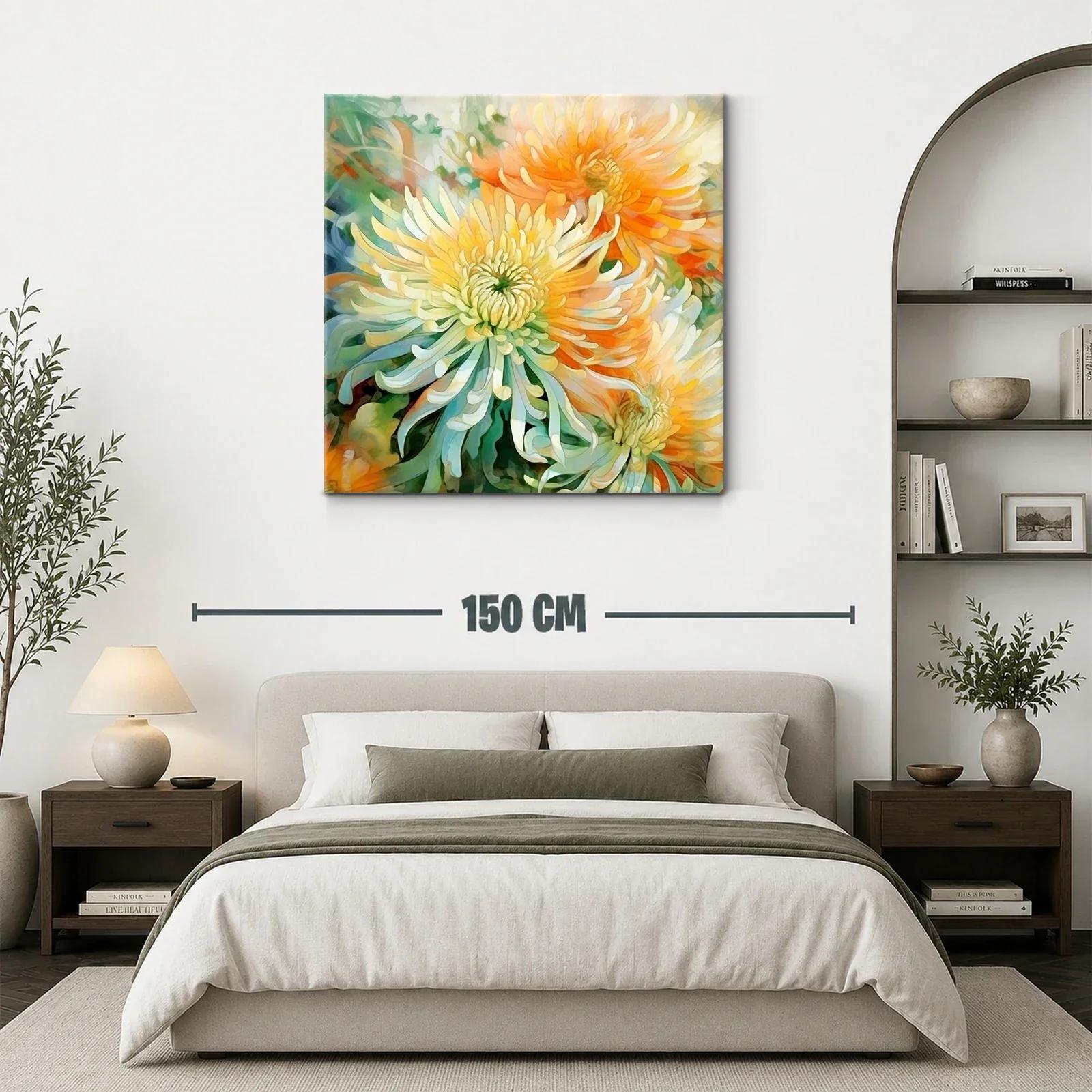 Explosión Floral en Amarillos y Naranjas Vibrantes — miniatura 3