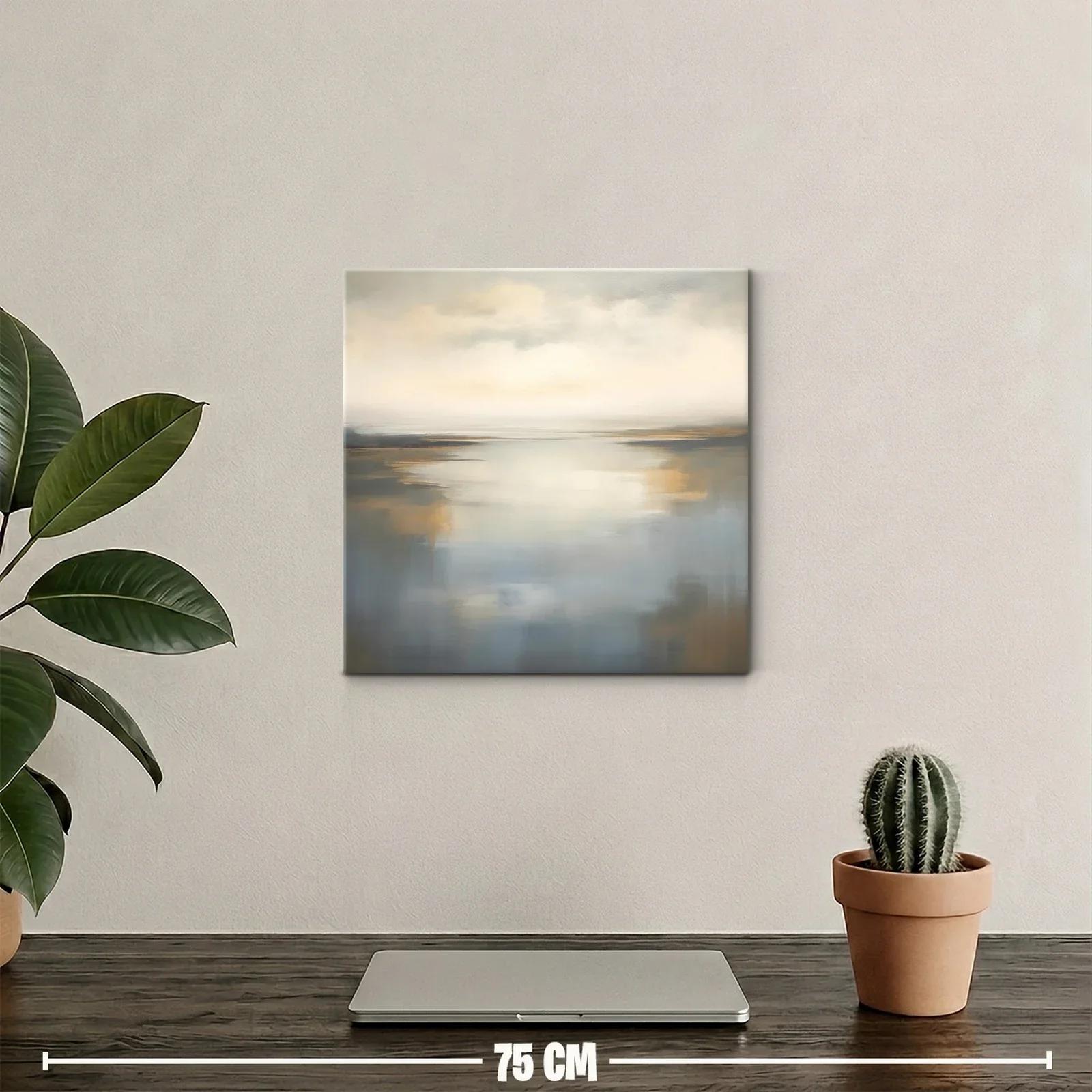 Paisaje sereno con tonos suaves y cálidos — miniatura 2