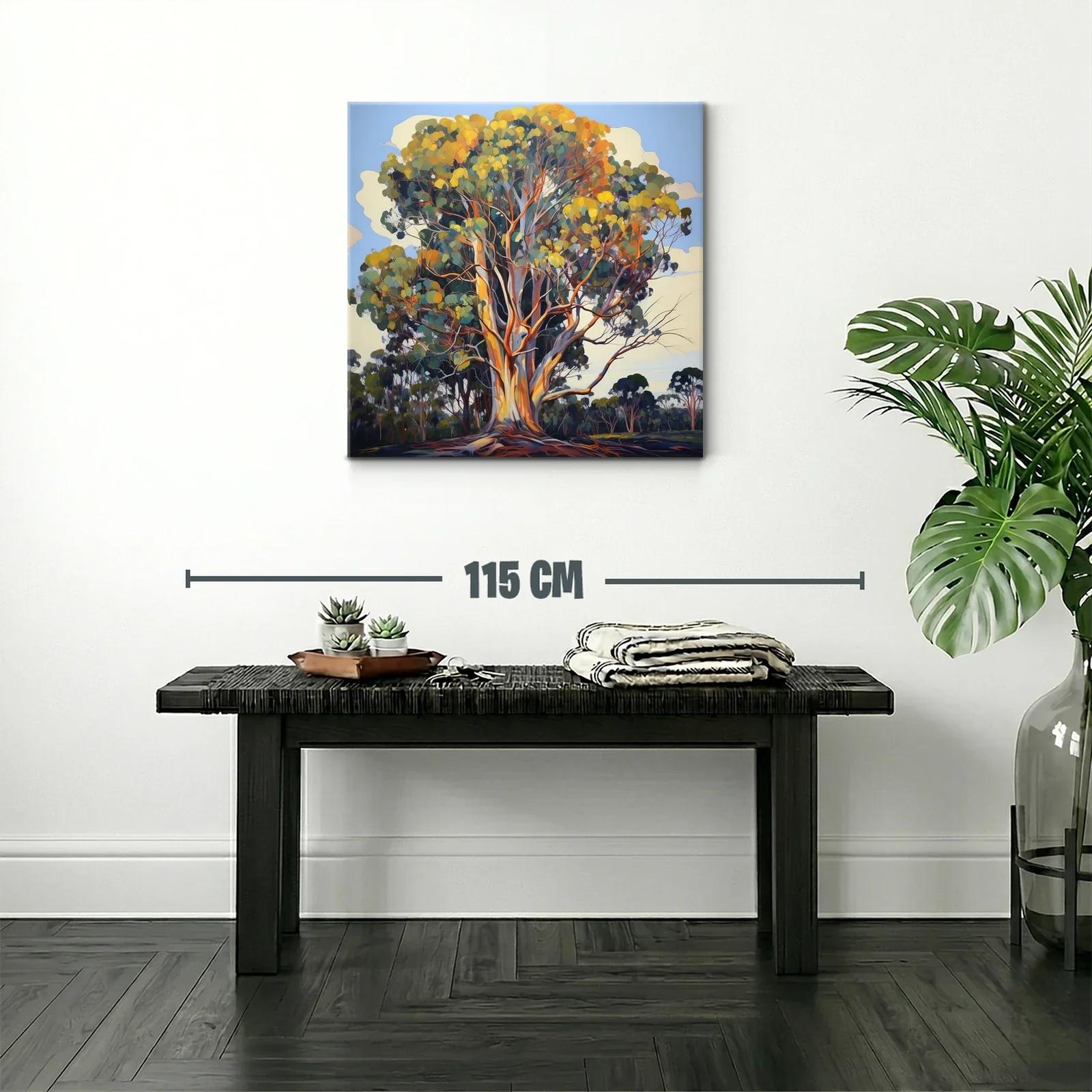 Árbol majestuoso con tonos cálidos y vibrantes — miniatura 2