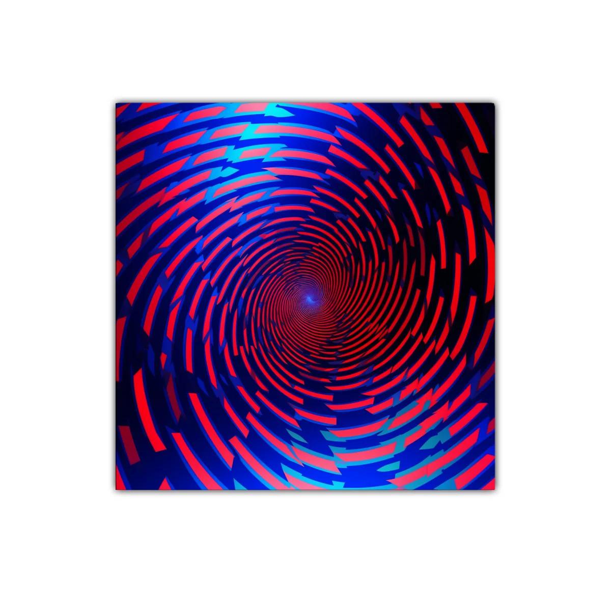 Diseño abstracto en espiral con tonos vibrantes y profundos — imagen principal