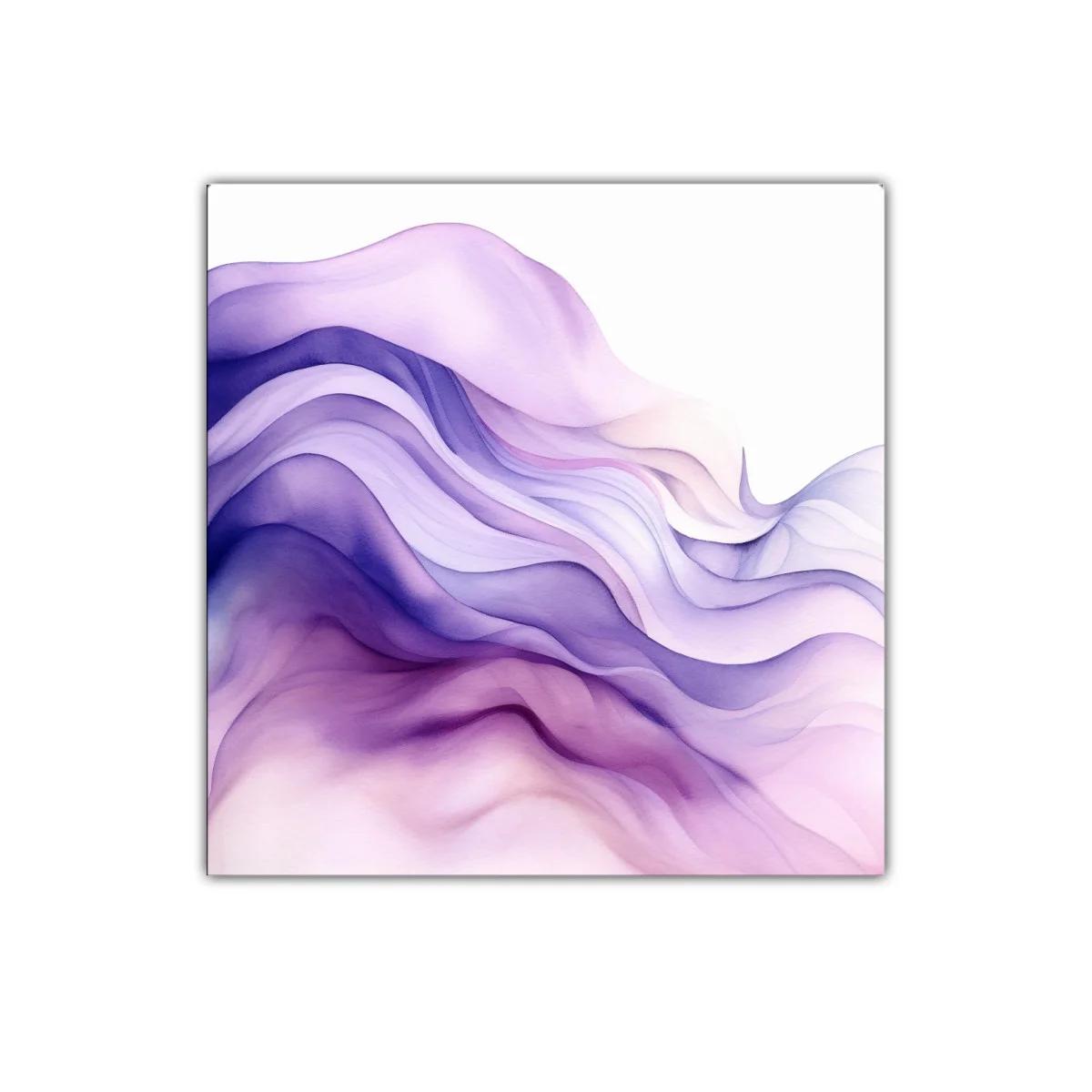 Composición abstracta en tonos morados y lilas suaves — imagen principal