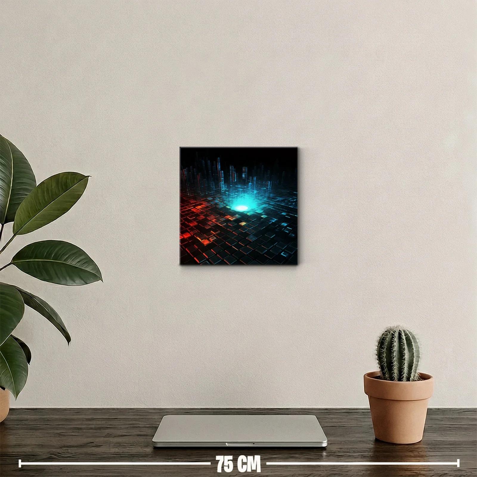 Cuadro decorativo con efecto futurista y juegos de luz — miniatura 2