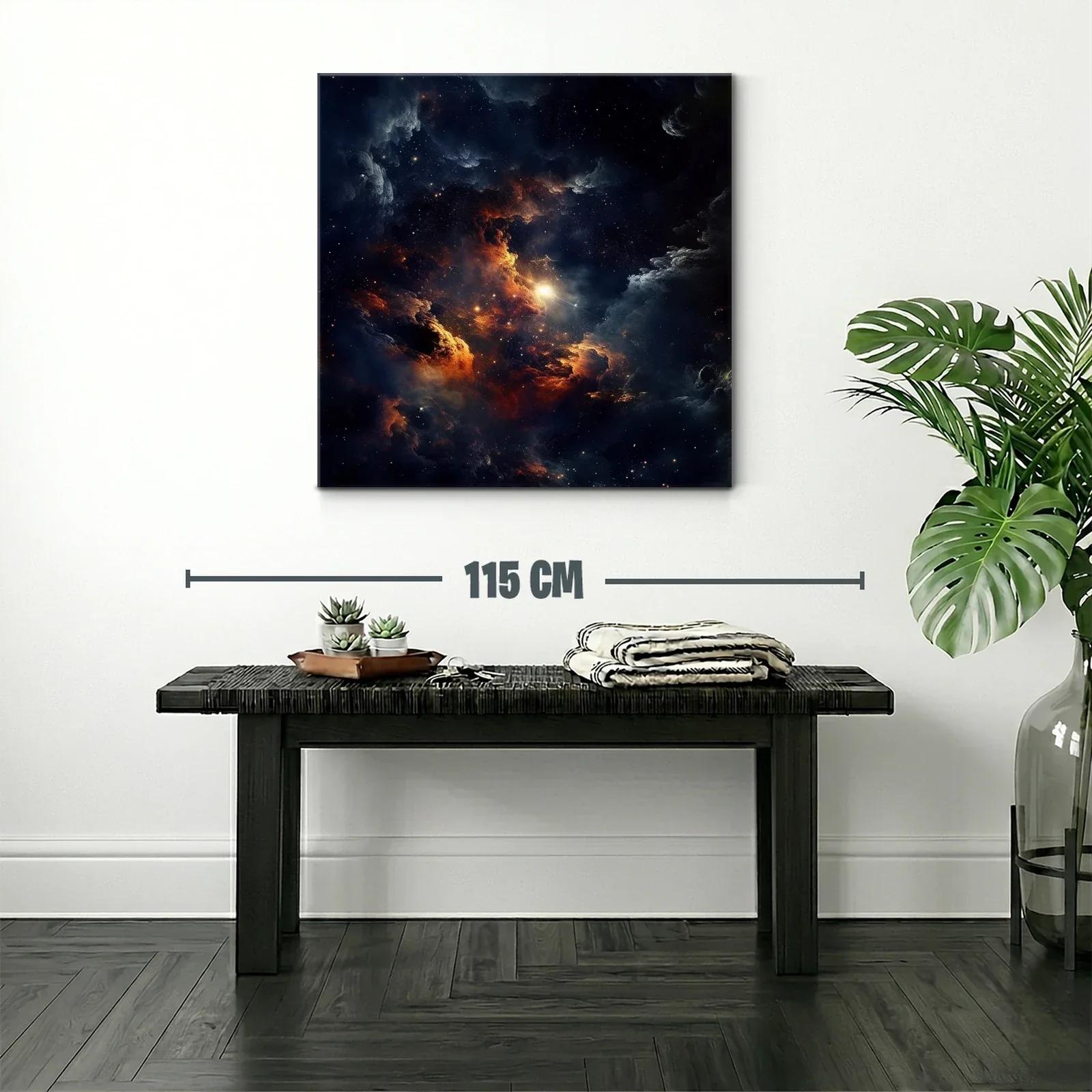 Cuadro Cósmico con Nebulosas y Estrellas Brillantes — miniatura 2