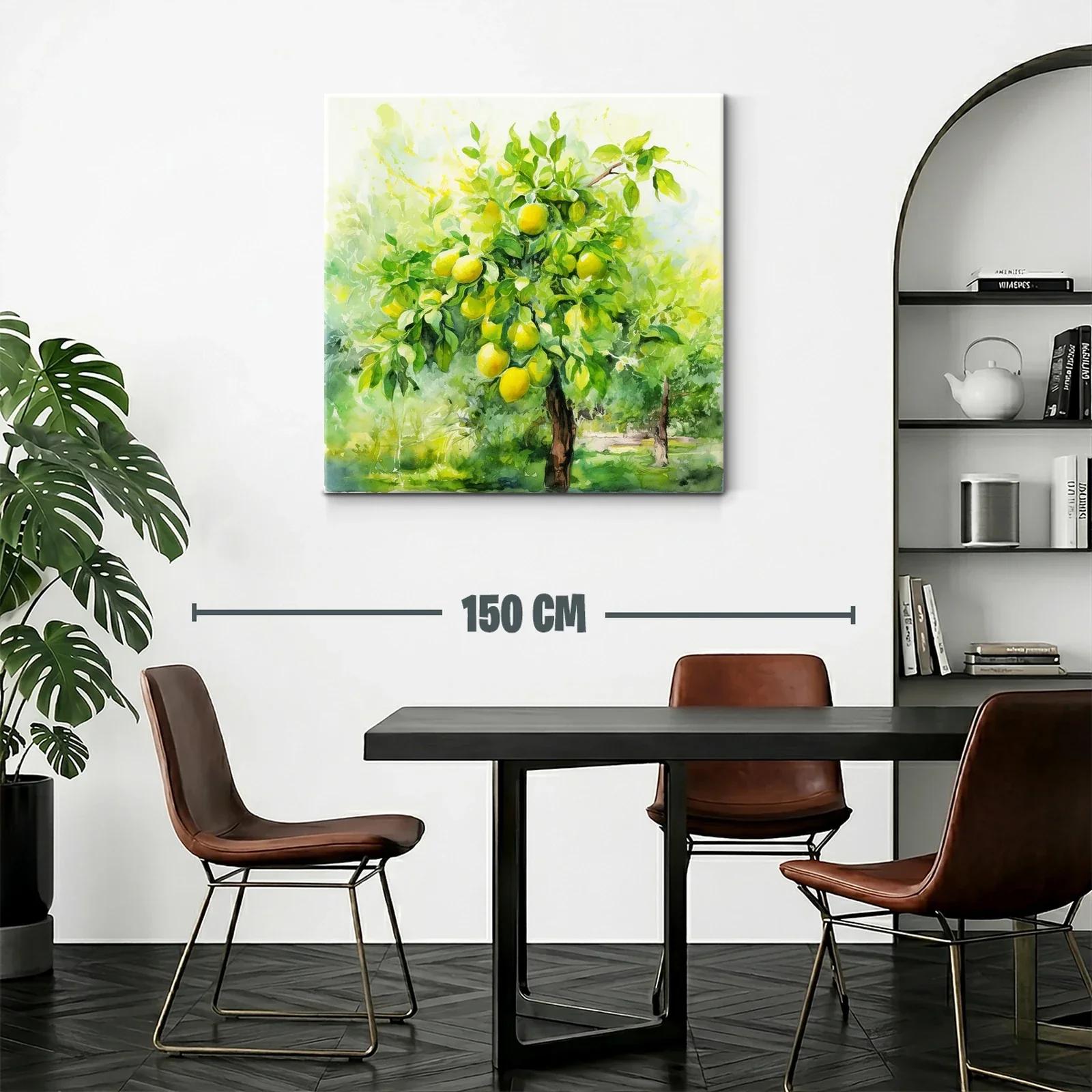 Limonero vibrante en jardín de luz solar radiante — miniatura 2