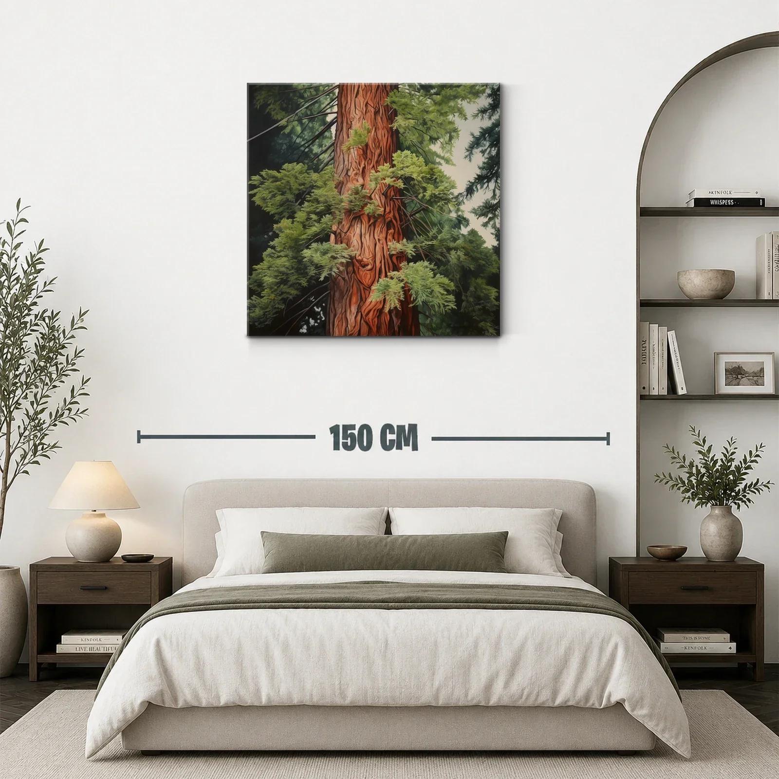 Tronco de árbol majestuoso envuelto en hojas verdes — miniatura 3