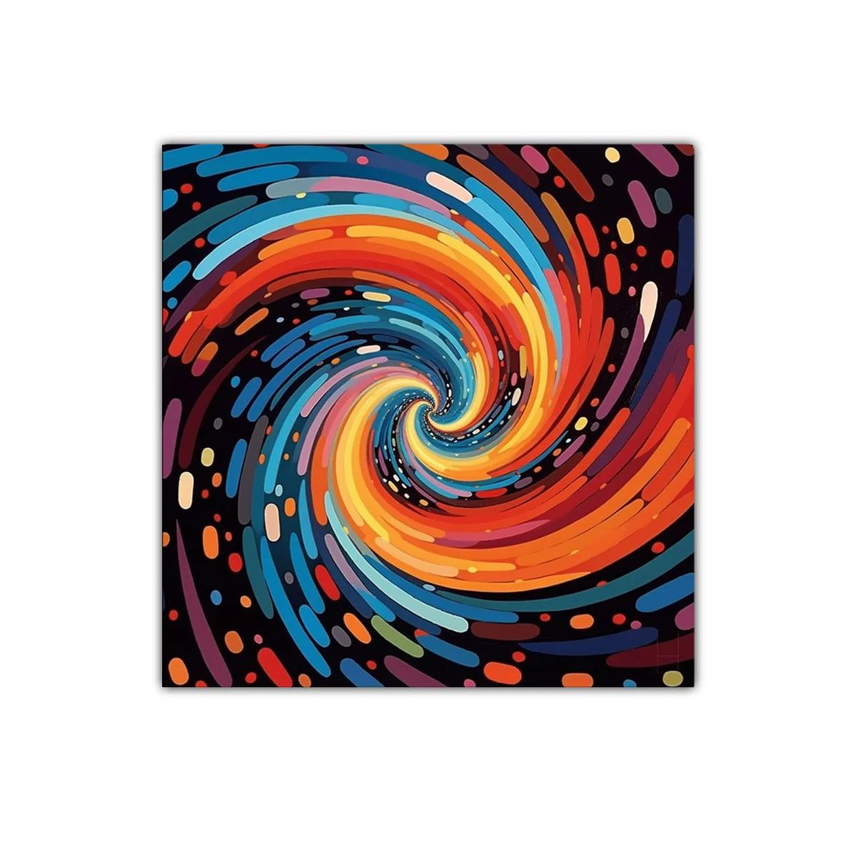 Explosión de colores en espiral dinámica y vibrante — imagen principal