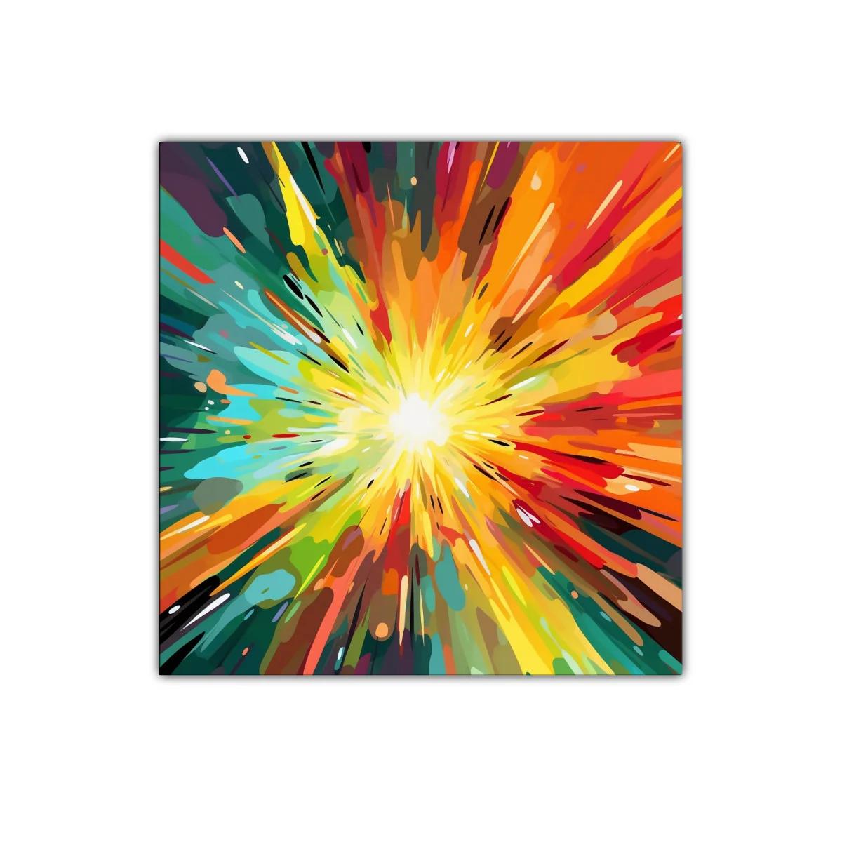 Explosión de color vibrante para un espacio lleno de energía