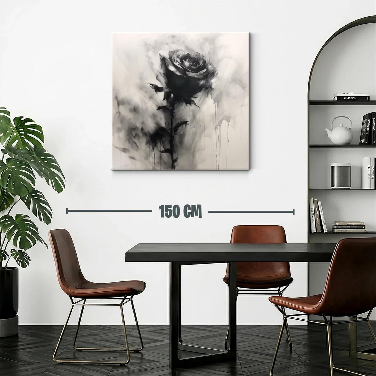 Rosa en sombras difusas con elegancia atemporal — miniatura 2