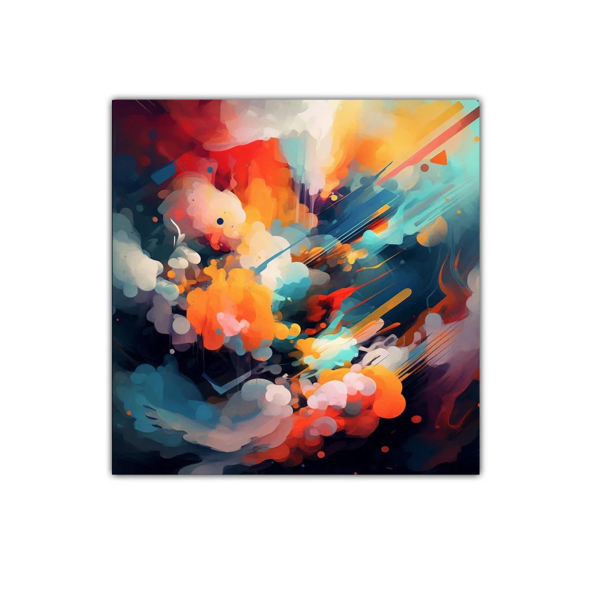 Explosión de color abstracta con tonos vivos y dinámicos — imagen principal