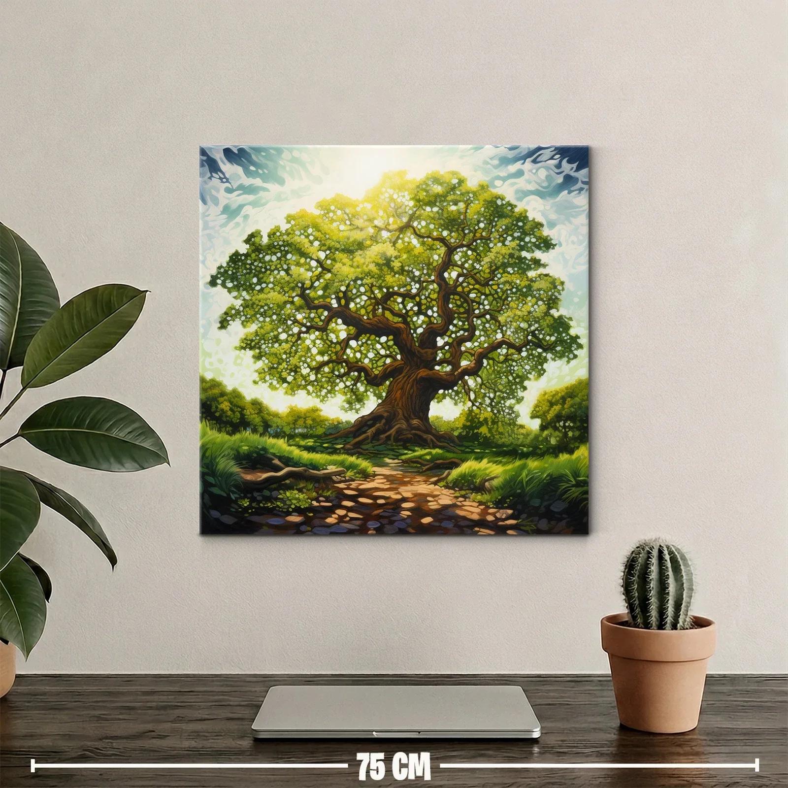 Árbol majestuoso iluminado por luz natural — miniatura 2