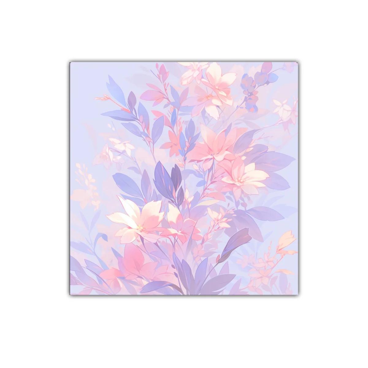 Cuadro decorativo con delicadas flores en tonos pastel — imagen principal