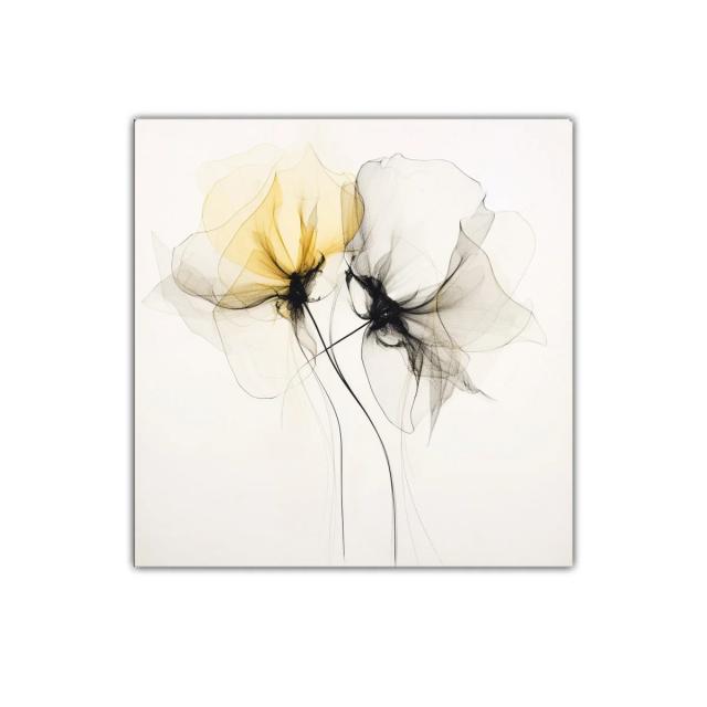 Flores etéreas en tonos suaves y delicados