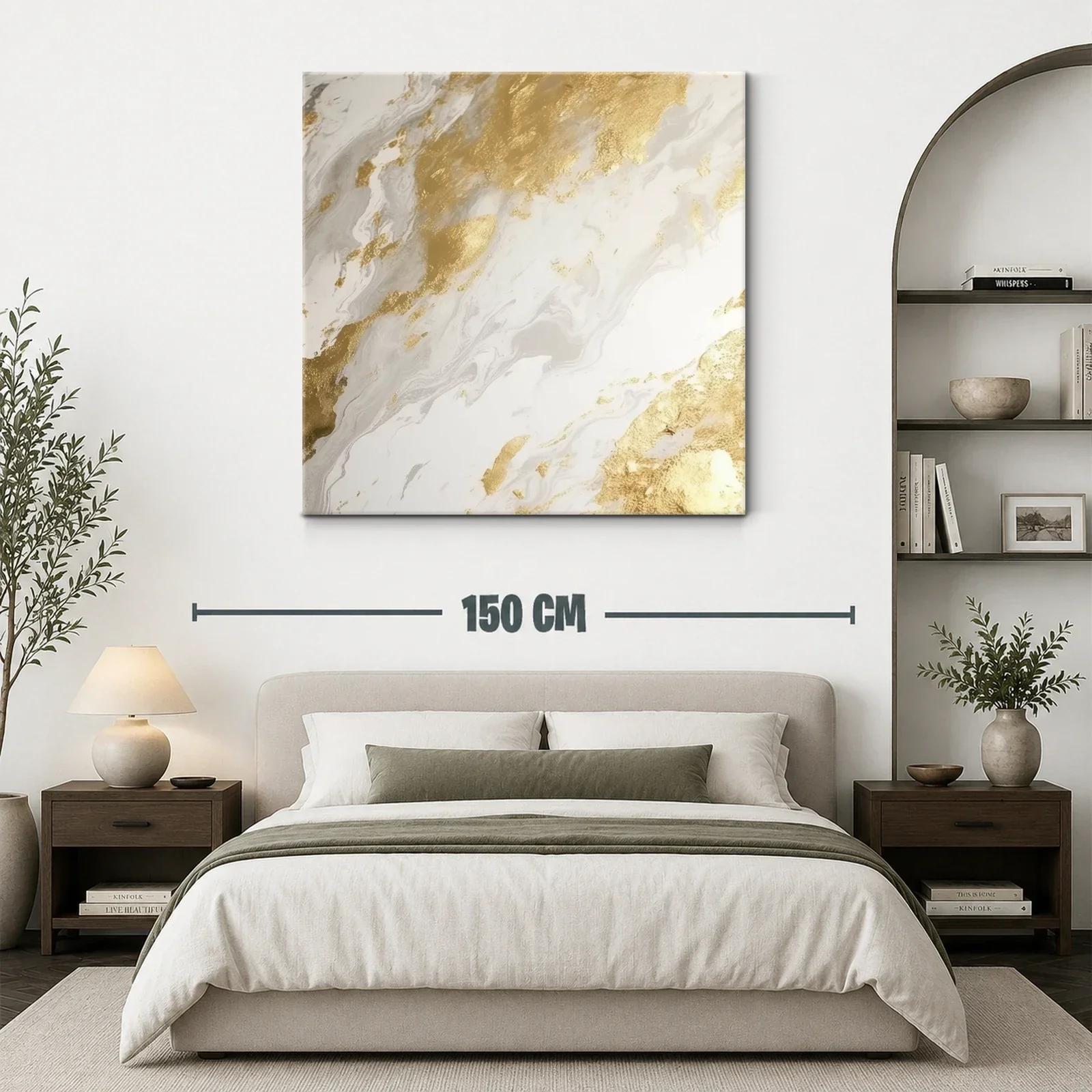 Arte abstracto con detalles en dorado para un estilo sofisticado — miniatura 3