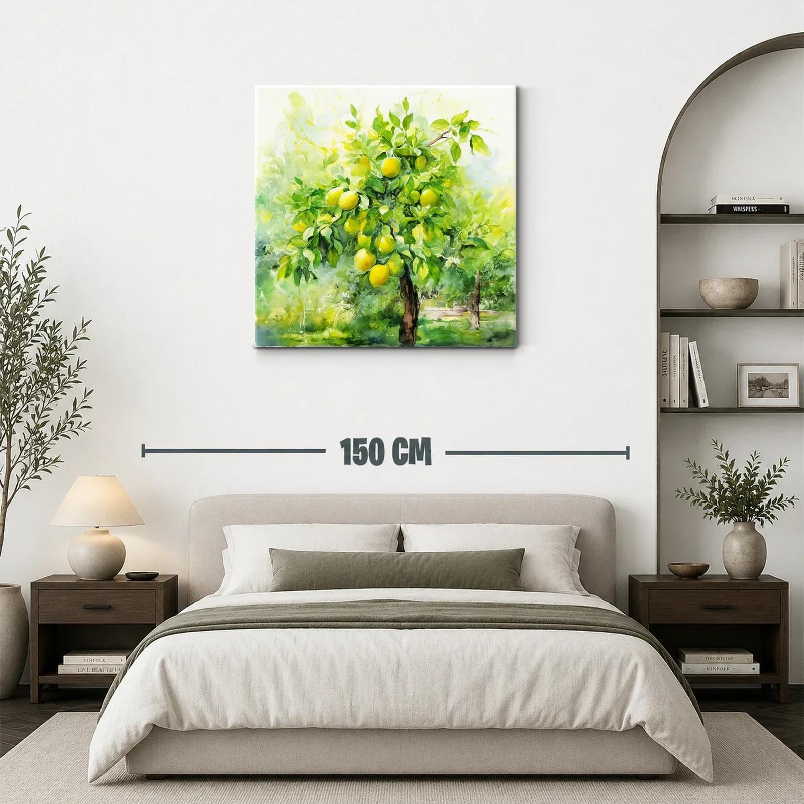 Limonero vibrante en jardín de luz solar radiante — miniatura 3