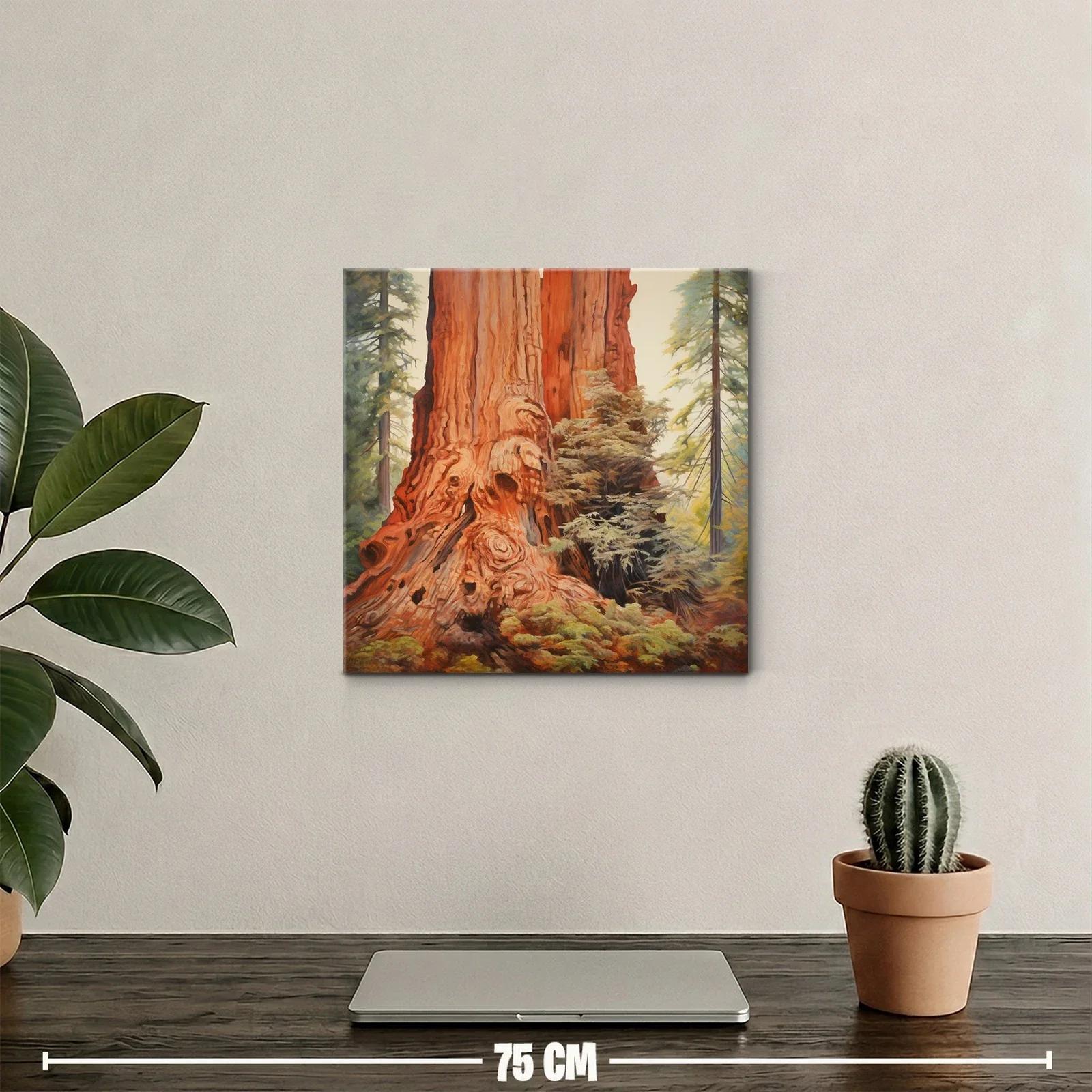 Majestuoso tronco de árbol en bosque antiguo — miniatura 2