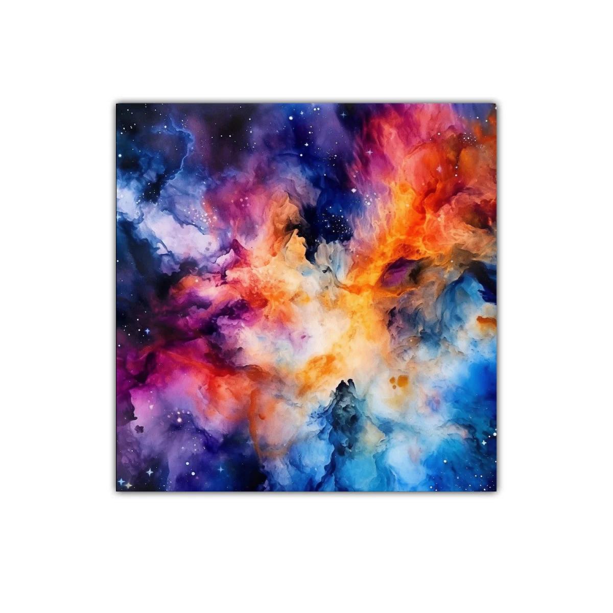 Explosión Cósmica de Color en Galaxia Vibrante — imagen principal